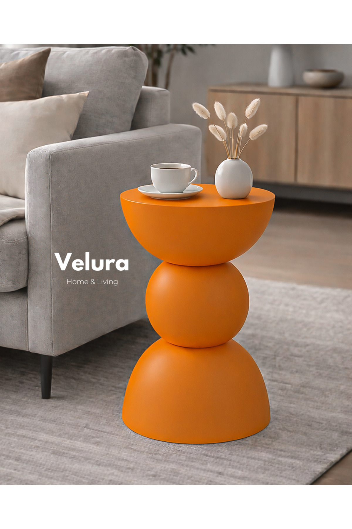 Maco Side Table - Orange