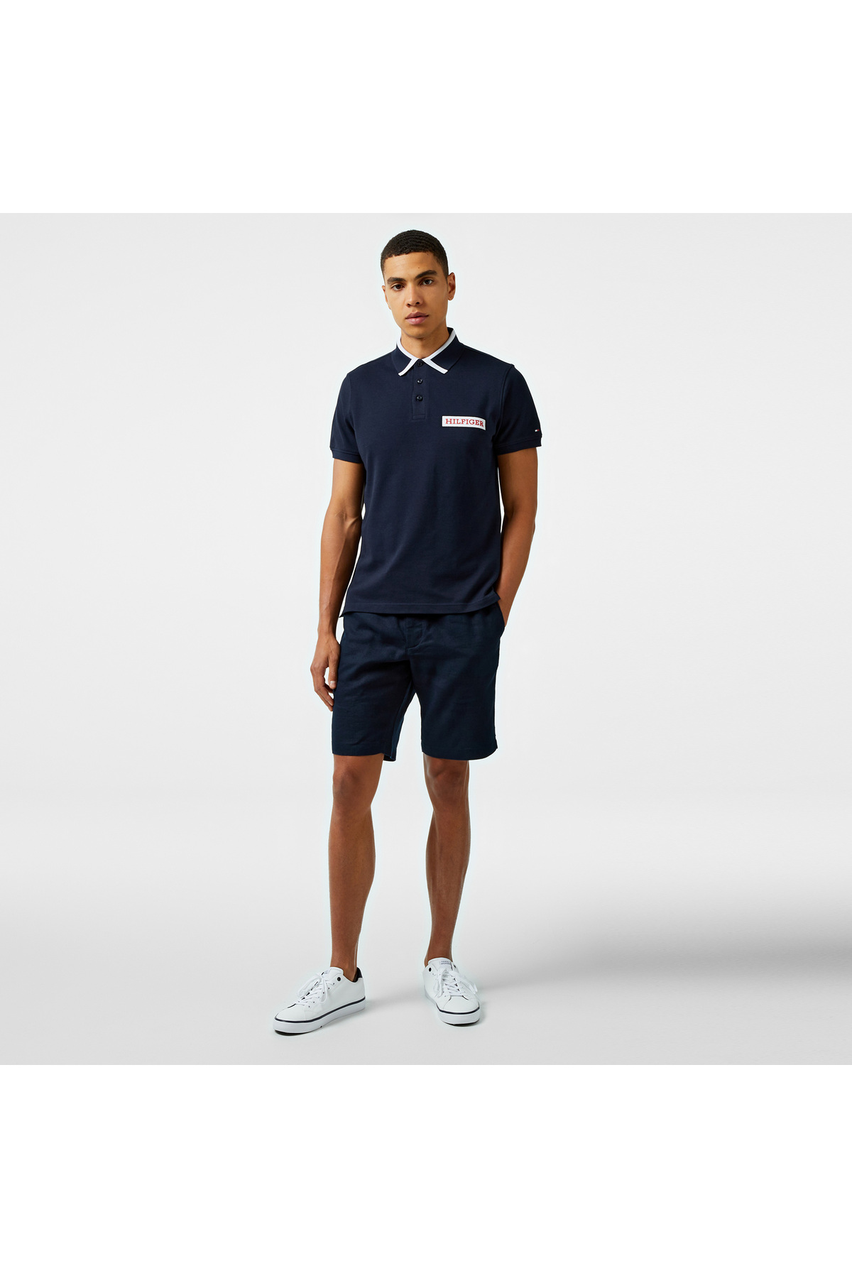 تامی هیلفیگر شلوارک آبی مردانه