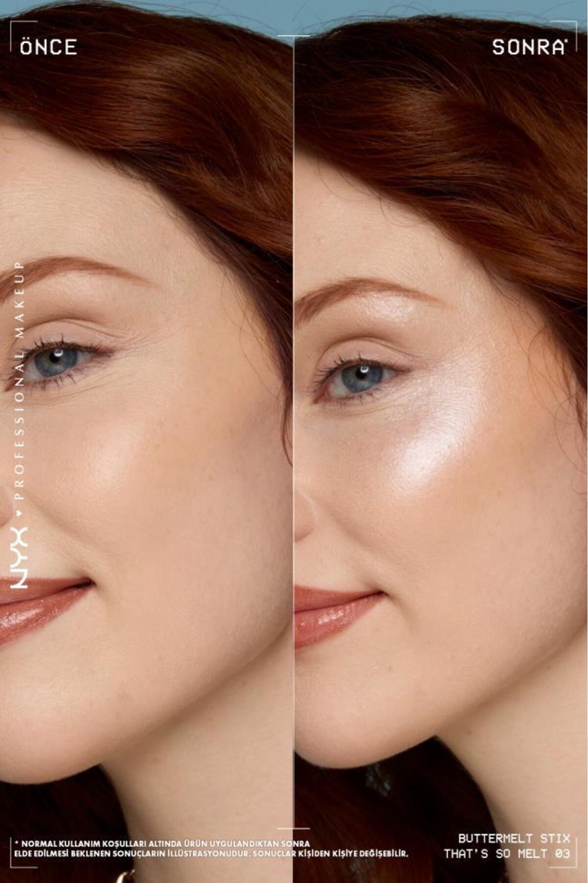 هایلایتر باترملت استیکس - هایلایتر استیکی کرمی 03 - That's So Melt — سفید NYXBUTTERMELTSTIX — تصویر 4 از 9