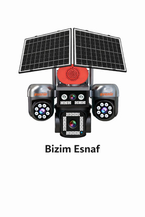 Avenir S446 12 MP 4 Kameralı 3 PTZ 4G Solar Kamera