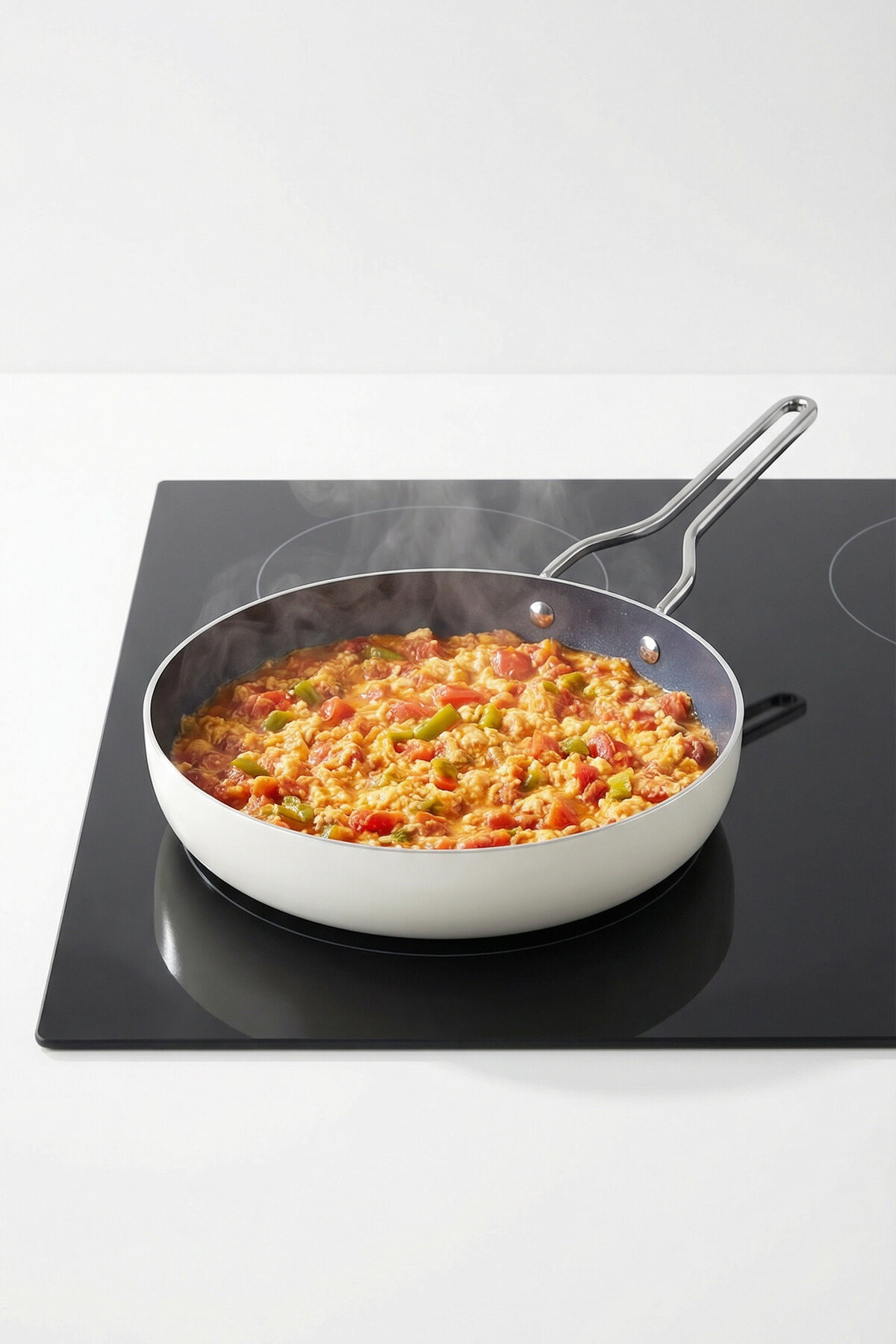 Taç Sera Feel Yanmaz Yapışmaz Seramik Tava 28 Cm / Beyaz - Fiyatı, Yorumları