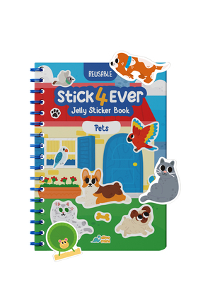Neobebek Stick4Ever - Pets (Tak Çıkar Jelly Sticker Kitabı)