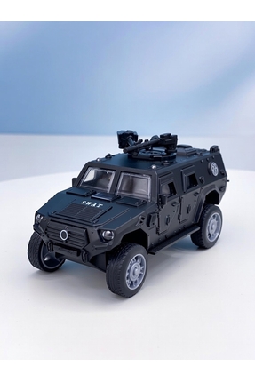 Avelon Zırhlı Plastik Oyuncak Araba Askeri Jeep Çek Bırak