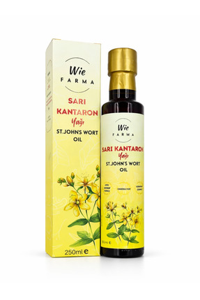 Wie Farma Sarı Kantaron Yağı 250 ml Cam Şişe Maserasyon Doğal Bakım Yağı