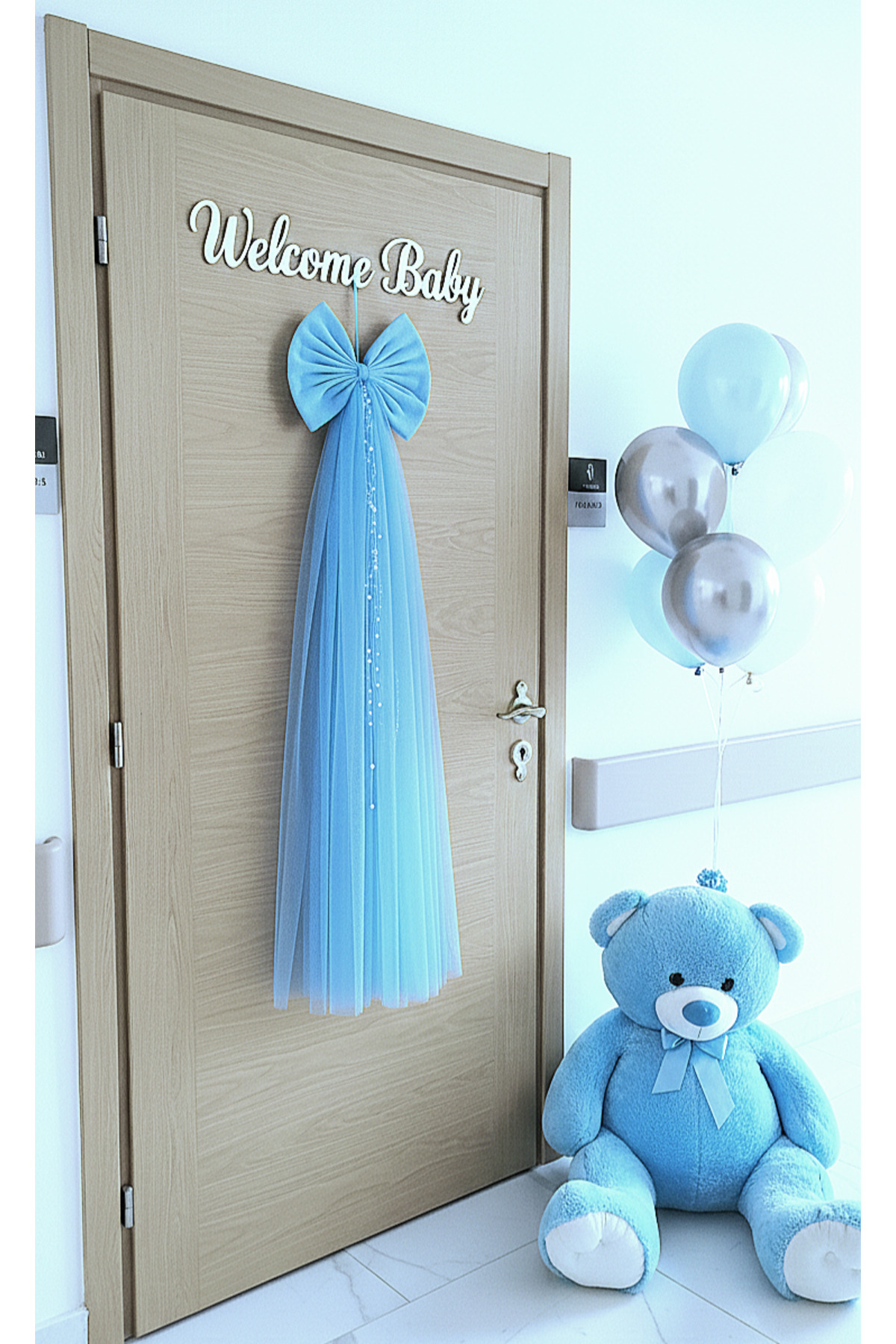 Hospital Room Door Decoration Bow,Baby Room Door Decoration