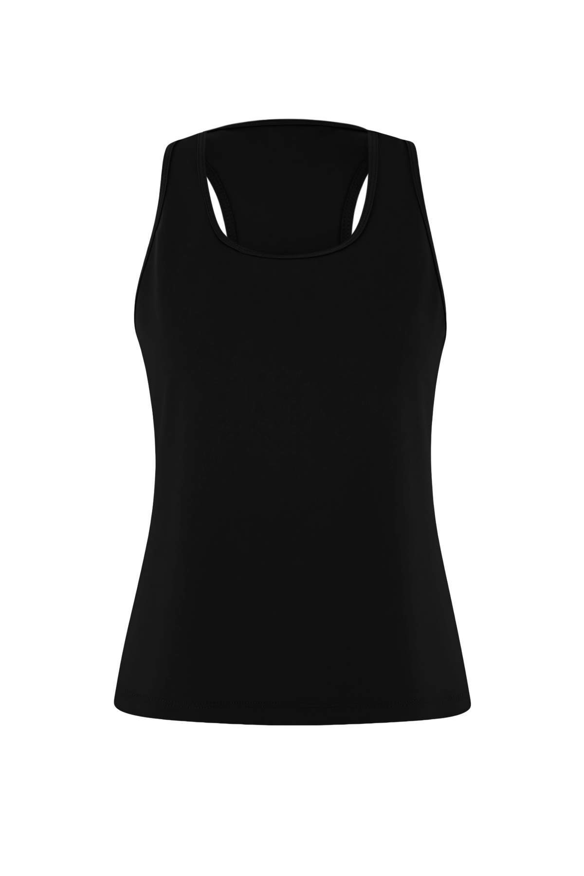 Trendyolmilla  Siyah-Gül Kurusu 2'li Micro Kumaş Örme Spor T-Shirt THMSS26TS00001 - Görsel 15