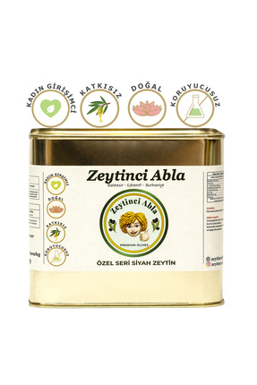 Zeytinci Abla Siyah Zeytin Premium Doğal Özel Seri 2 kg