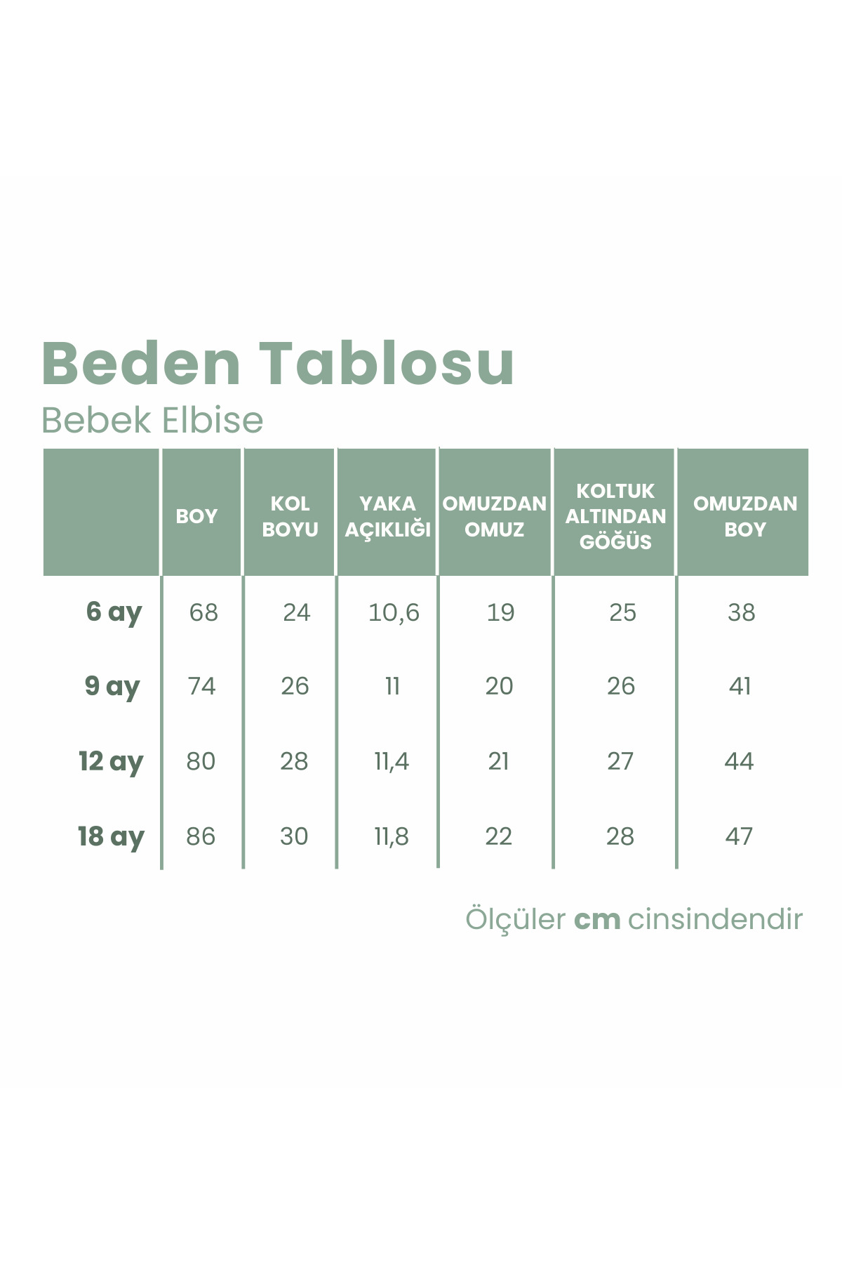 Lamonde Kız Bebek Elbise Fisto Yaka Pamuk 6-9-12-18 Ay fotoğrafı 4 (önizleme)