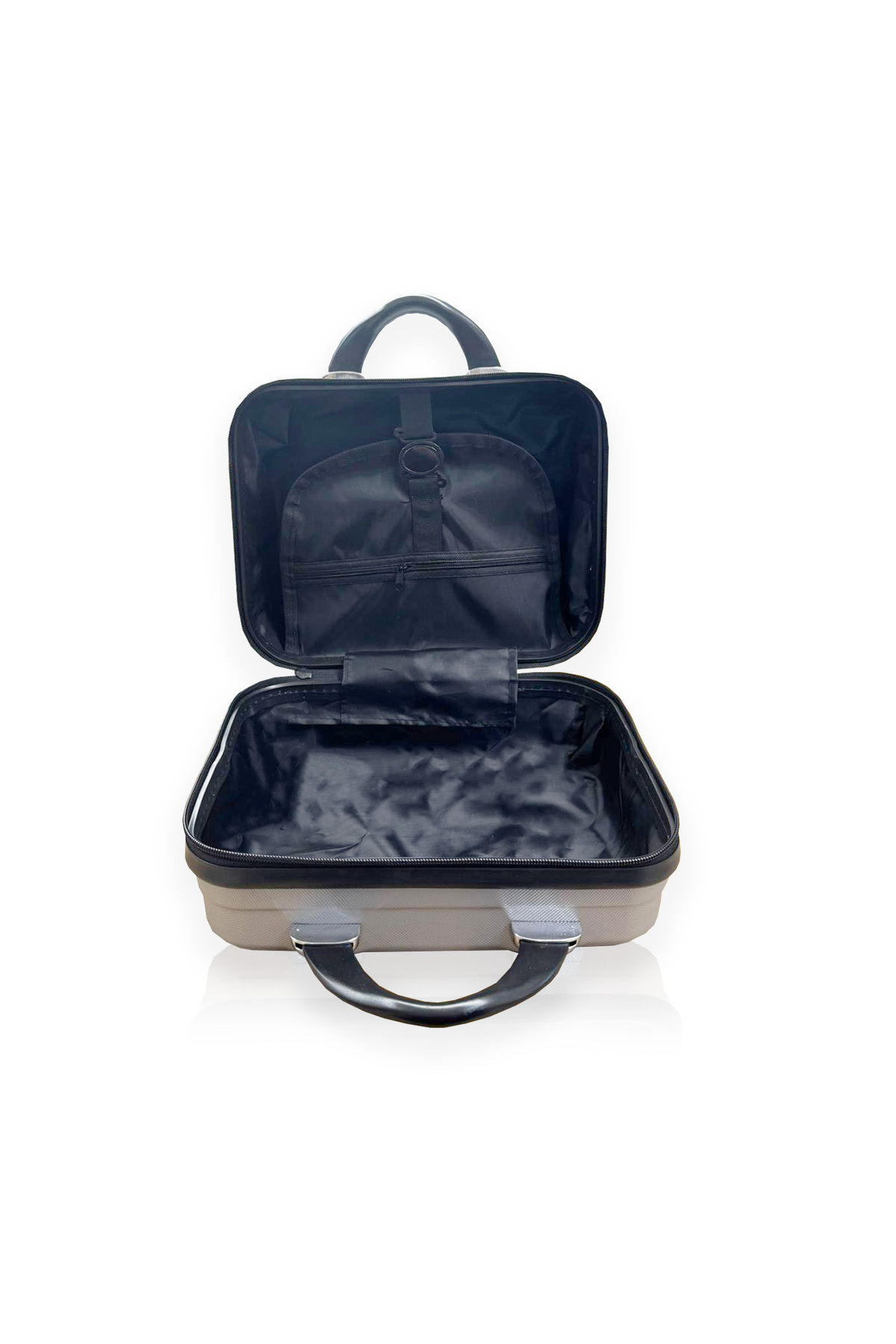 My Valice  Ruby Abs Kabin Orta Ve Makyaj Boy Siyah 3'lü Valiz Seti - Görsel 7