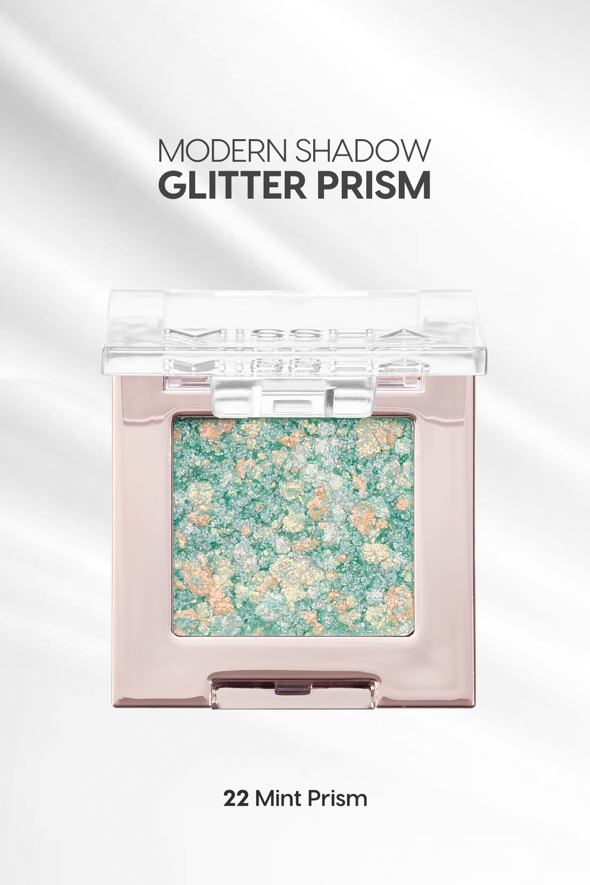 Missha Topaklanmayan, El Yapımı Glitter Far Modern Shadow Glitter Prism (No.22 Mint Prism) — سبز 111590