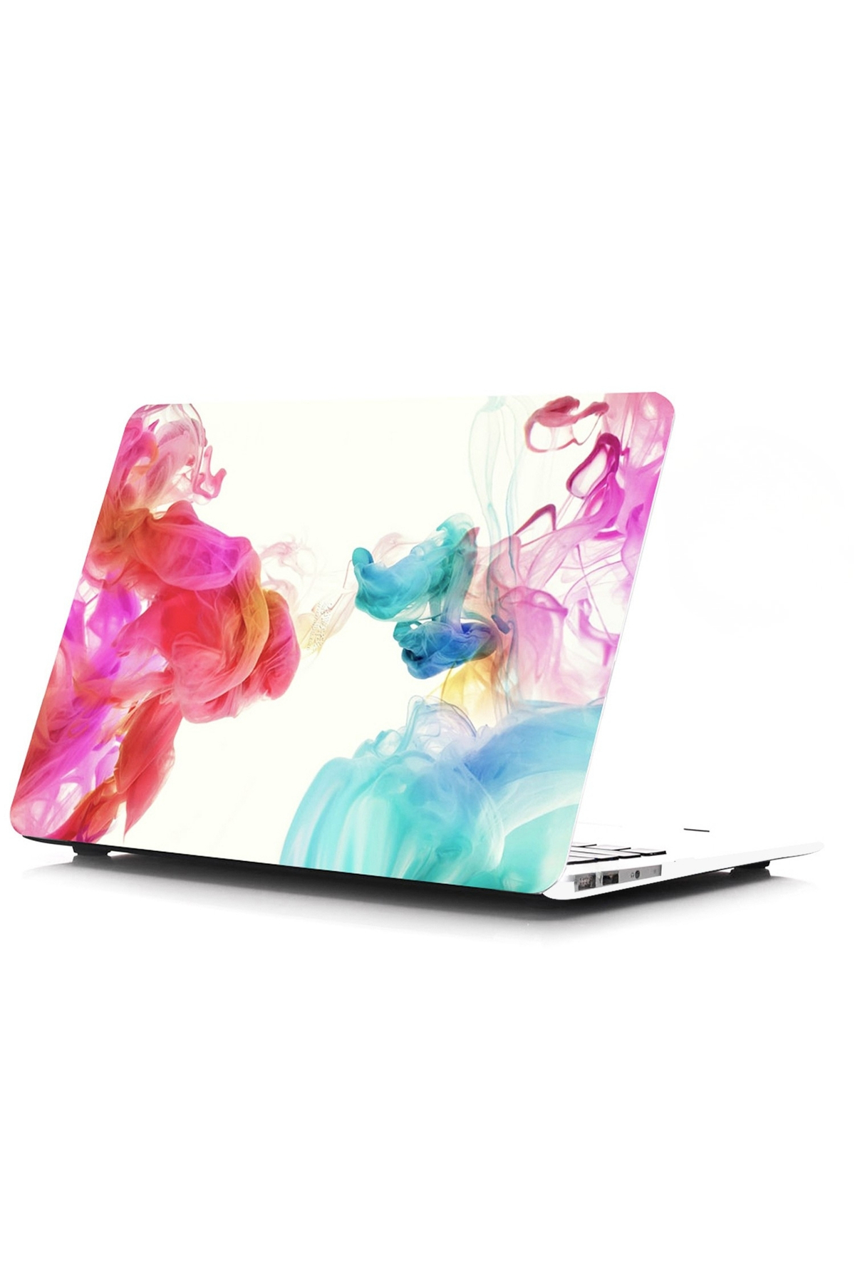 Mcstorey MacBook Air Uyumlu 13 inç Kılıf Renkli Boya Desenli İnce