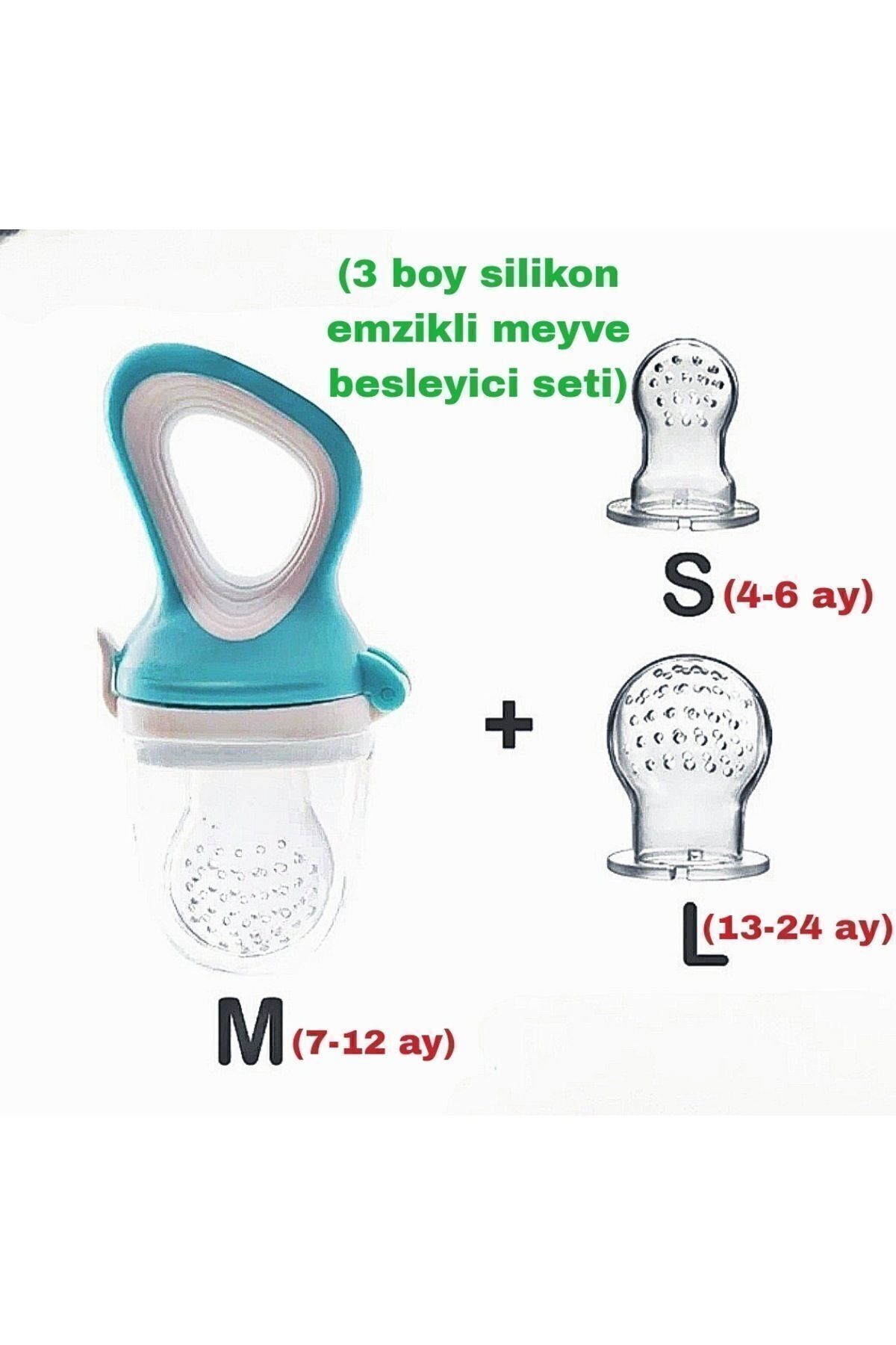 Gönül İşlerim 3 Emzikli Bebek Meyve Besleyici Seti-Bebek Meyve Süzgeci Seti-S(4-6 AY)/M(7-12 AY)/L(13-24 AY)-Mavi fotoğrafı 2 (önizleme)