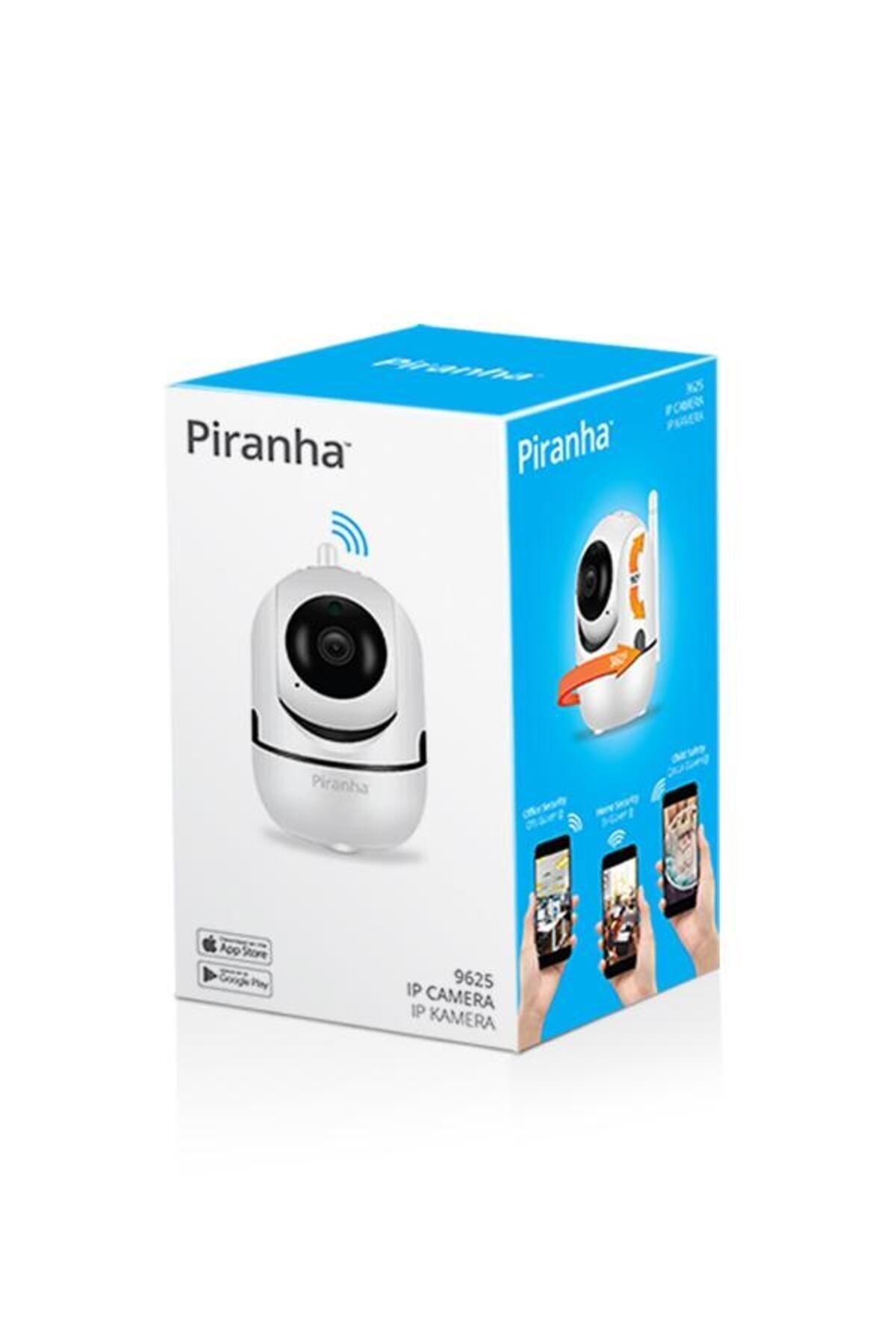 Piranha 9625 IP Kamera | Wi‑Fi | 360° Döner | Gece Görüşlü | Bebek ve Güvenlik Kamerası | Mikrofon fotoğrafı 5 (önizleme)