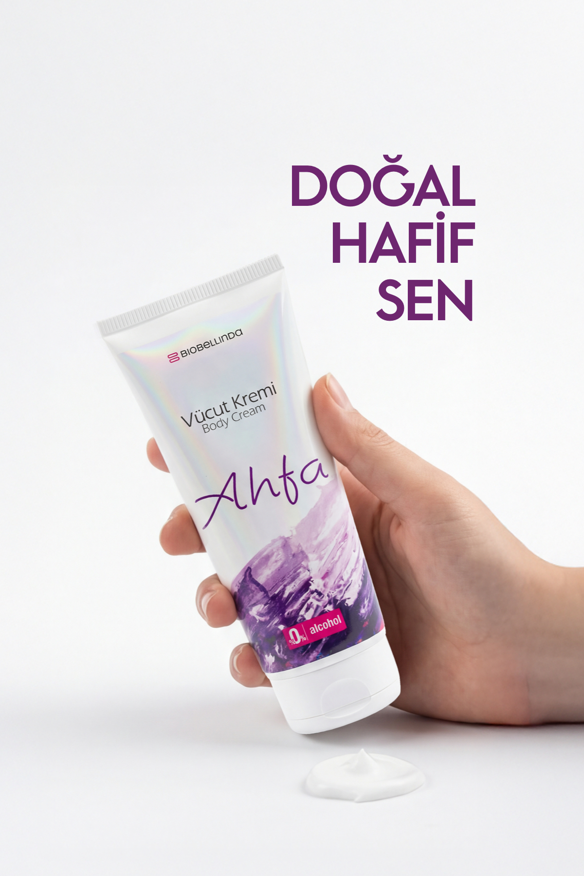 Doğal Ahfa Vücut Nemlendirici Ve Bakım Kremi Tam Koruma Sağlar 200 ml — BİO-04 — تصویر 6 از 7