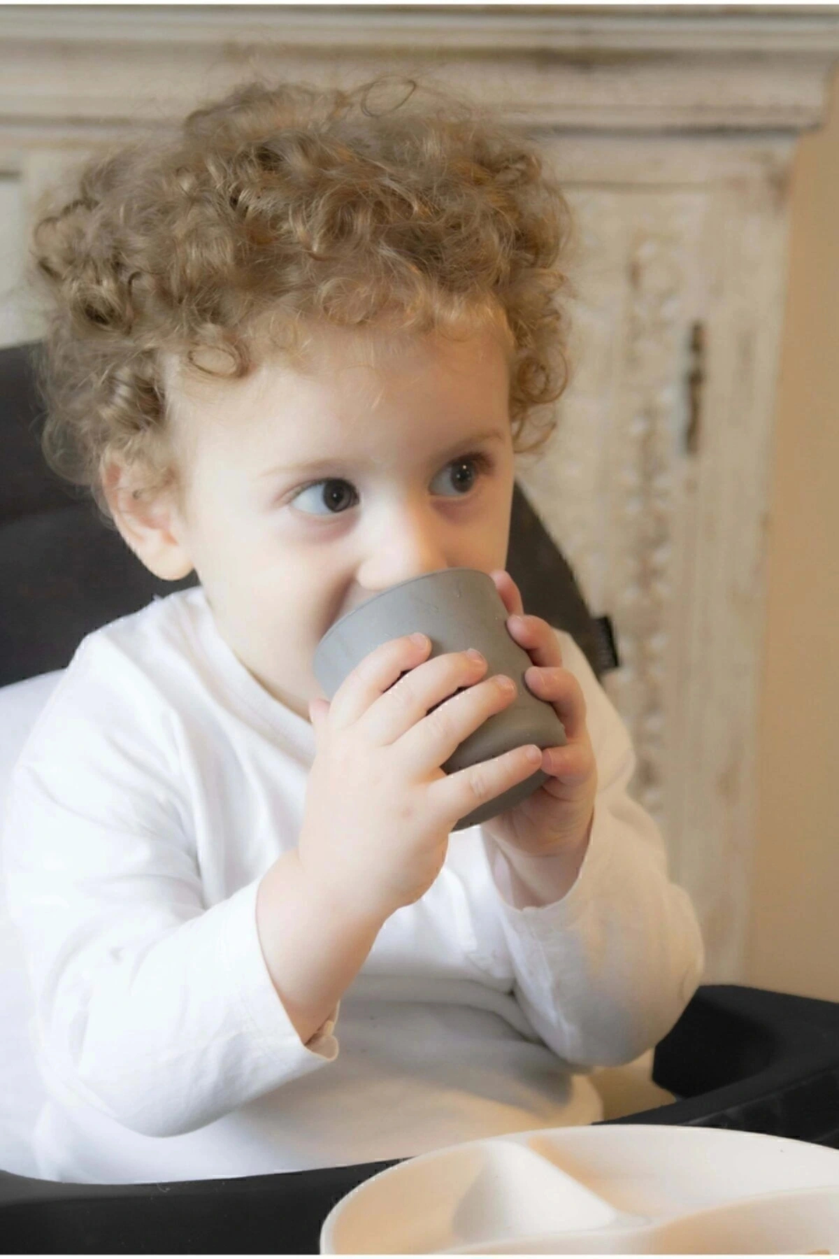 Babyjem Silikon Bardak Gri fotoğrafı 4 (önizleme)