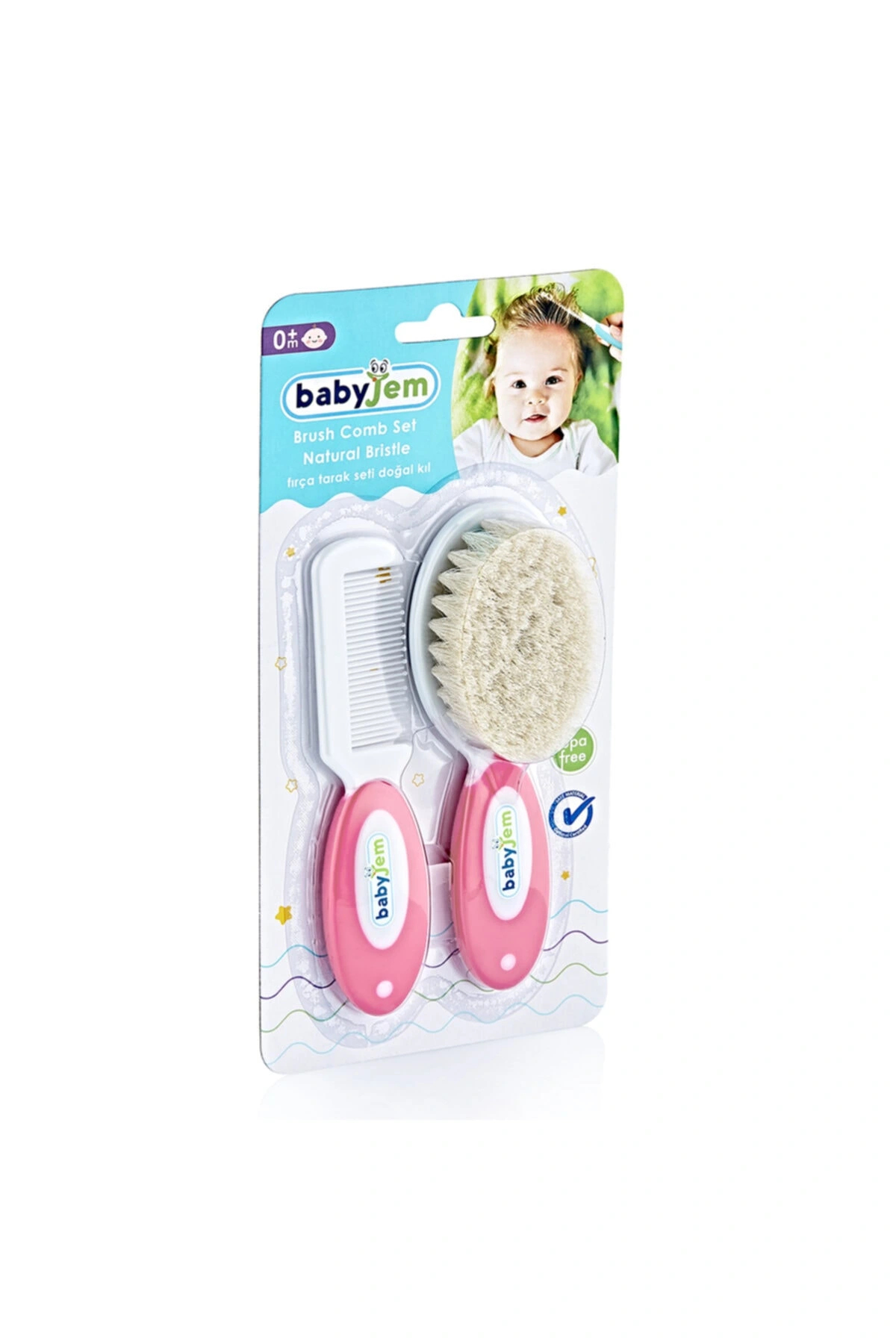 Babyjem 2'li Bebek Bakım Seti(fırça Tarak+makas) fotoğrafı 2 (önizleme)