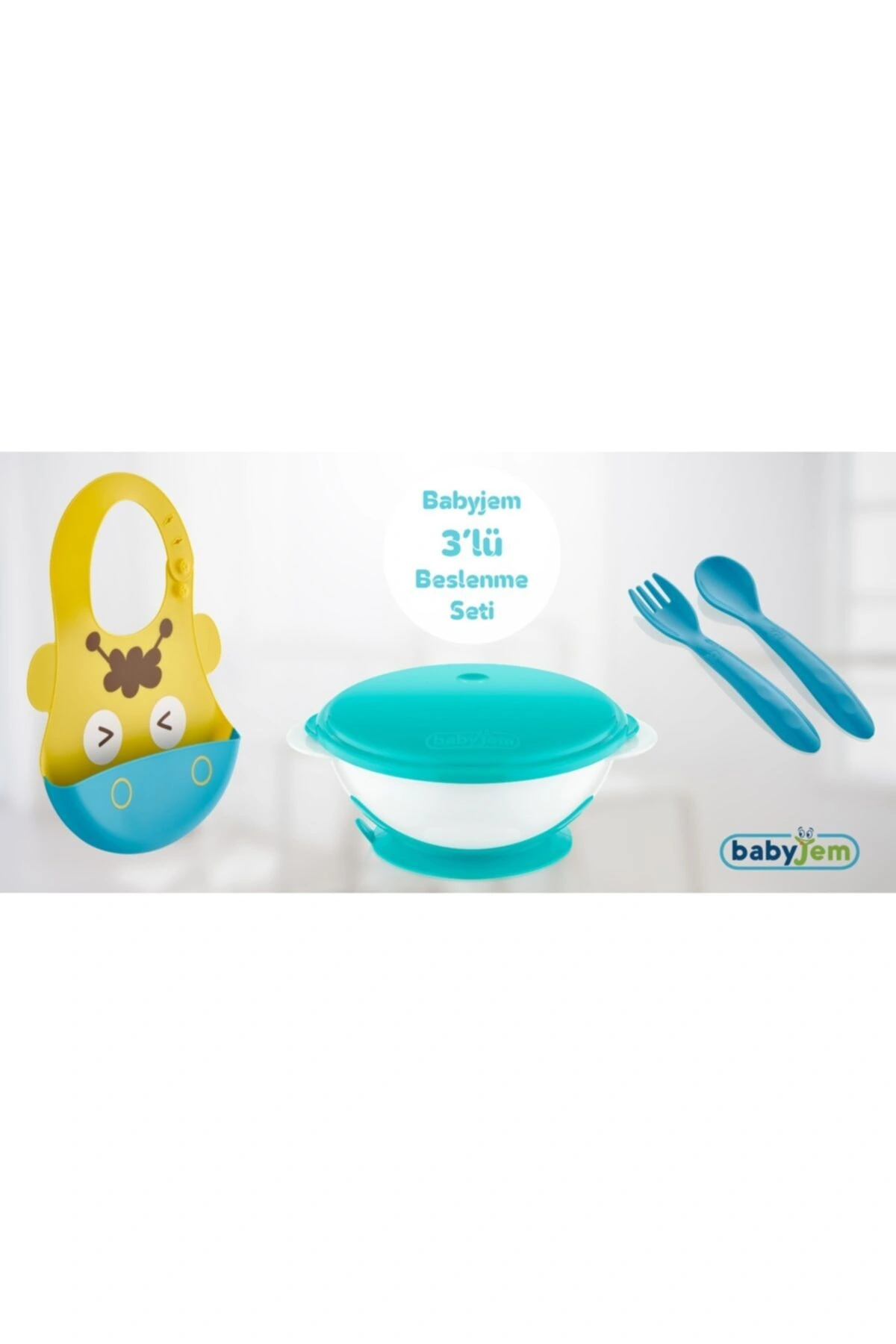 Babyjem Beslenme Seti 3'lü fotoğrafı 2 (önizleme)