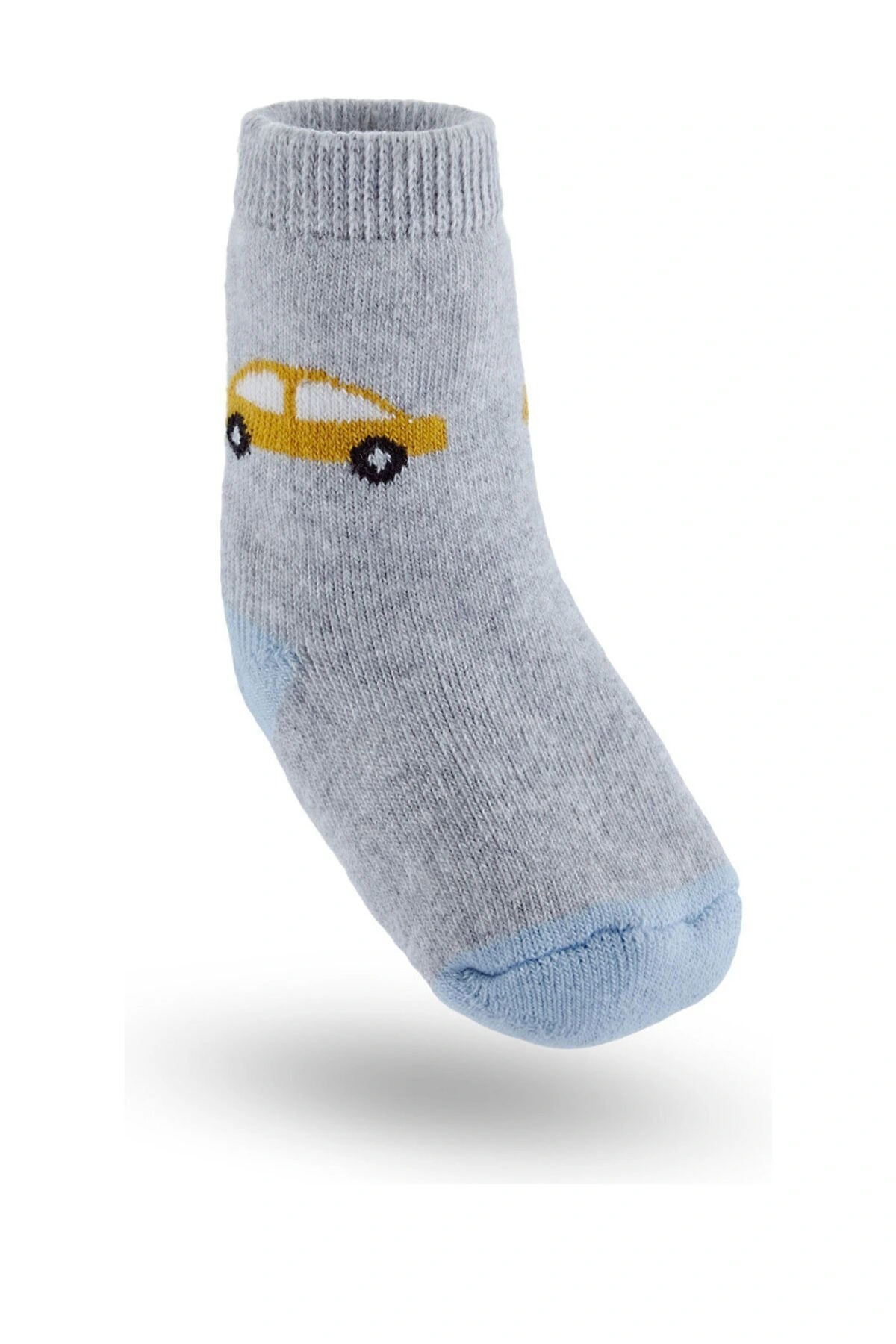 Babyjem Diş Kaşıyıcılı Havlu Bebek Erkek Çorap 06/12ay Mavi fotoğrafı 3 (önizleme)