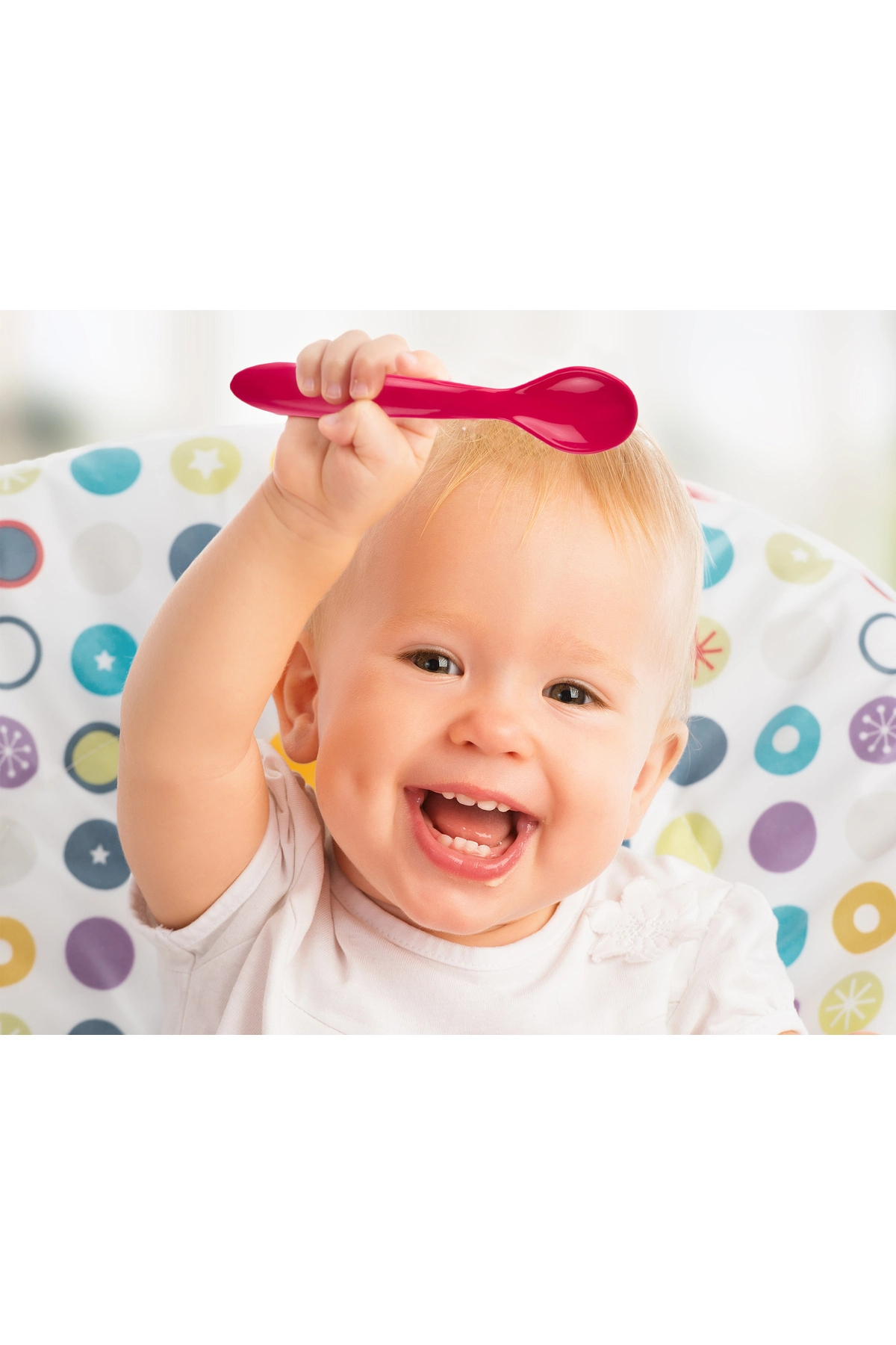 Babyjem Mama Kaşık Çatal Takımı Pembe fotoğrafı 2 (önizleme)