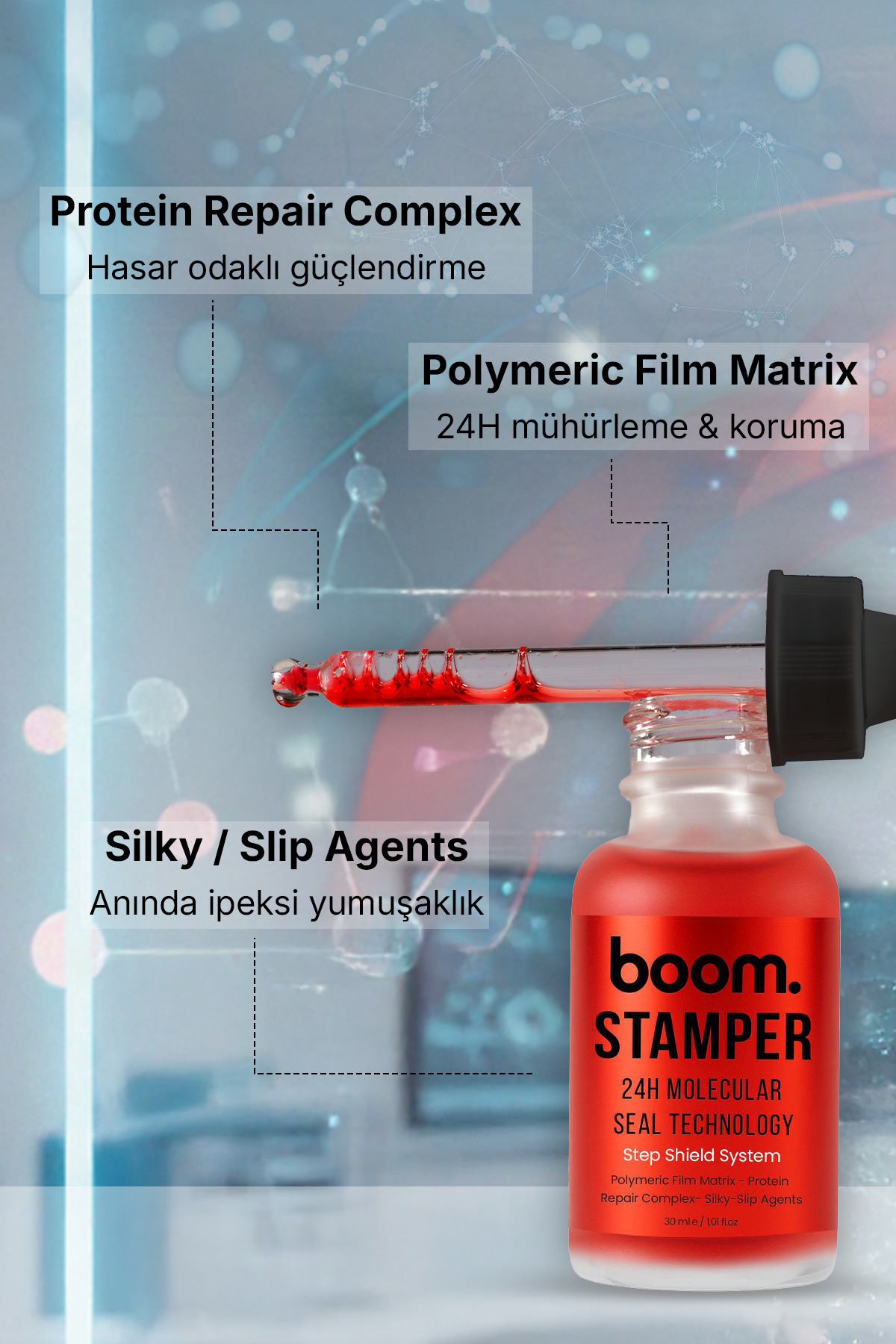 Stamper 24 Saat Saç Mühürleme Ampoule Serum — FP.30.04.117.003 — تصویر 7 از 7