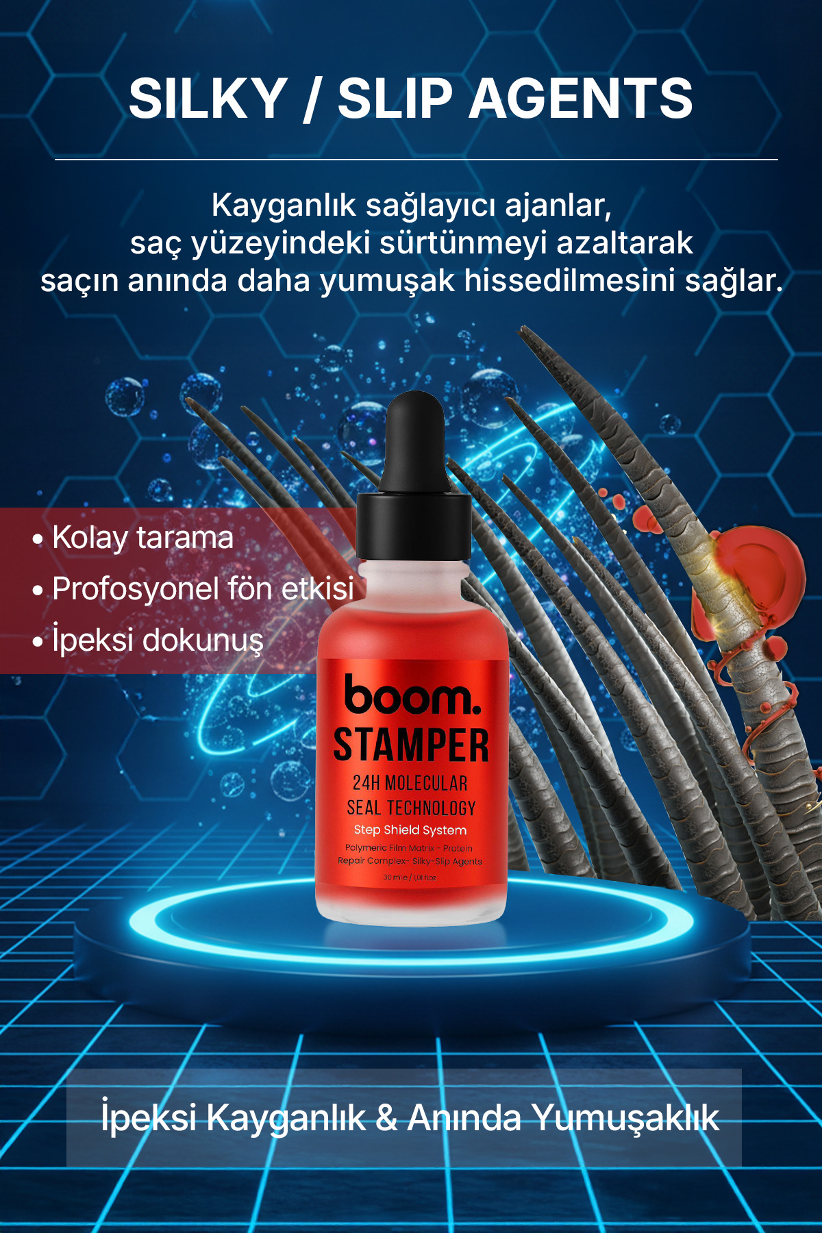Stamper 24 Saat Saç Mühürleme Ampoule Serum — FP.30.04.117.003 — تصویر 5 از 7