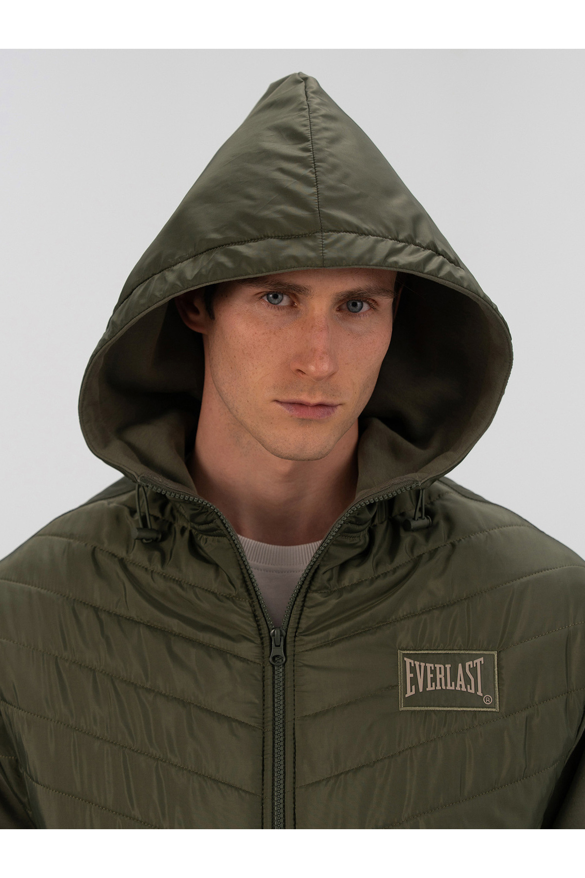 EVERLAST Boxing Club 2.0 Full Zip Haki Erkek Kalın Sweatshirt görsel 6