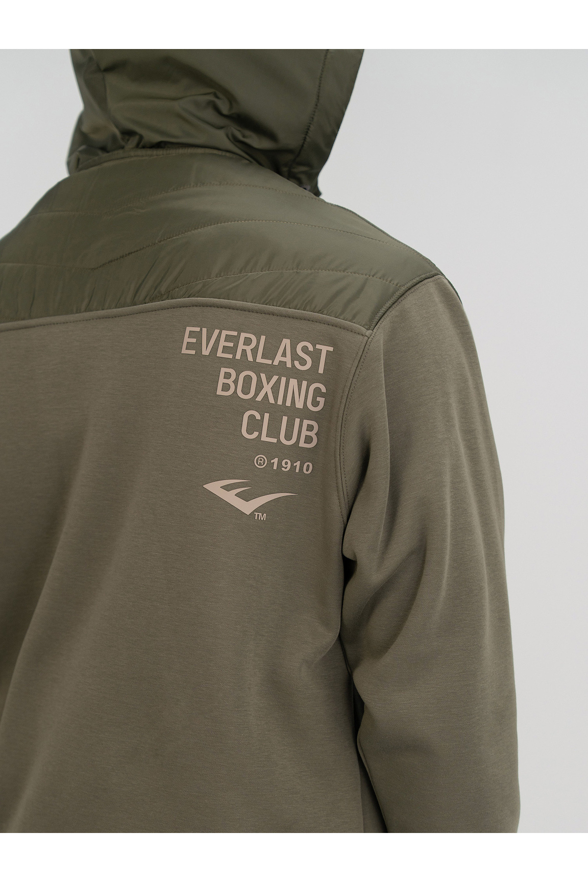 EVERLAST Boxing Club 2.0 Full Zip Haki Erkek Kalın Sweatshirt görsel 5