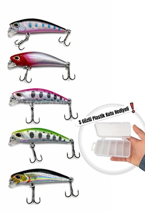 Arkhelais Rapala 4,5 cm 3,5 gr Yapay Balık Yemi 5’li Paket – Spin ve At-Çek K...