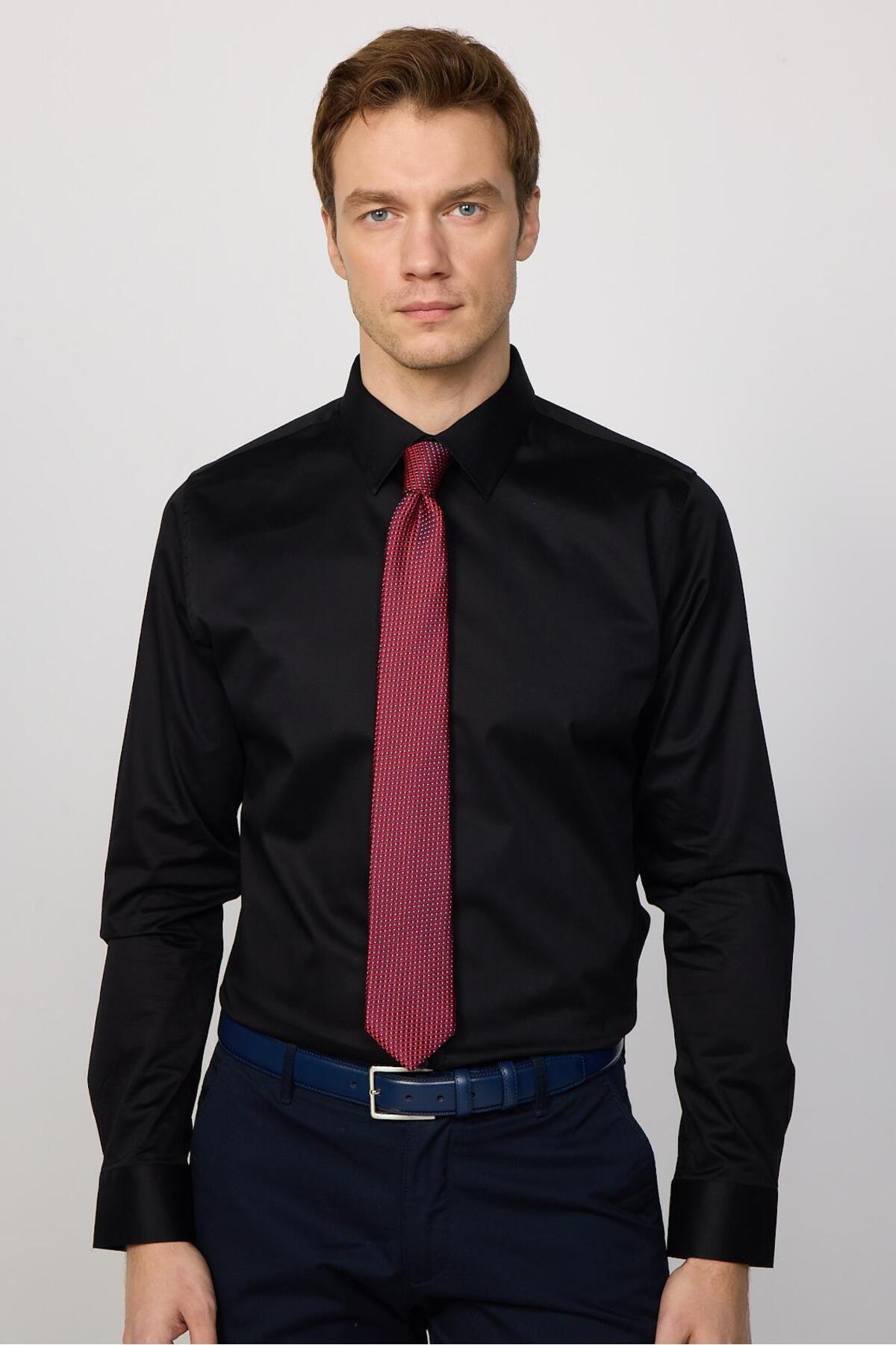 پیراهن مردانه راسته آستین بلند | تودورز Tudors DR240041-02 - تصویر 3