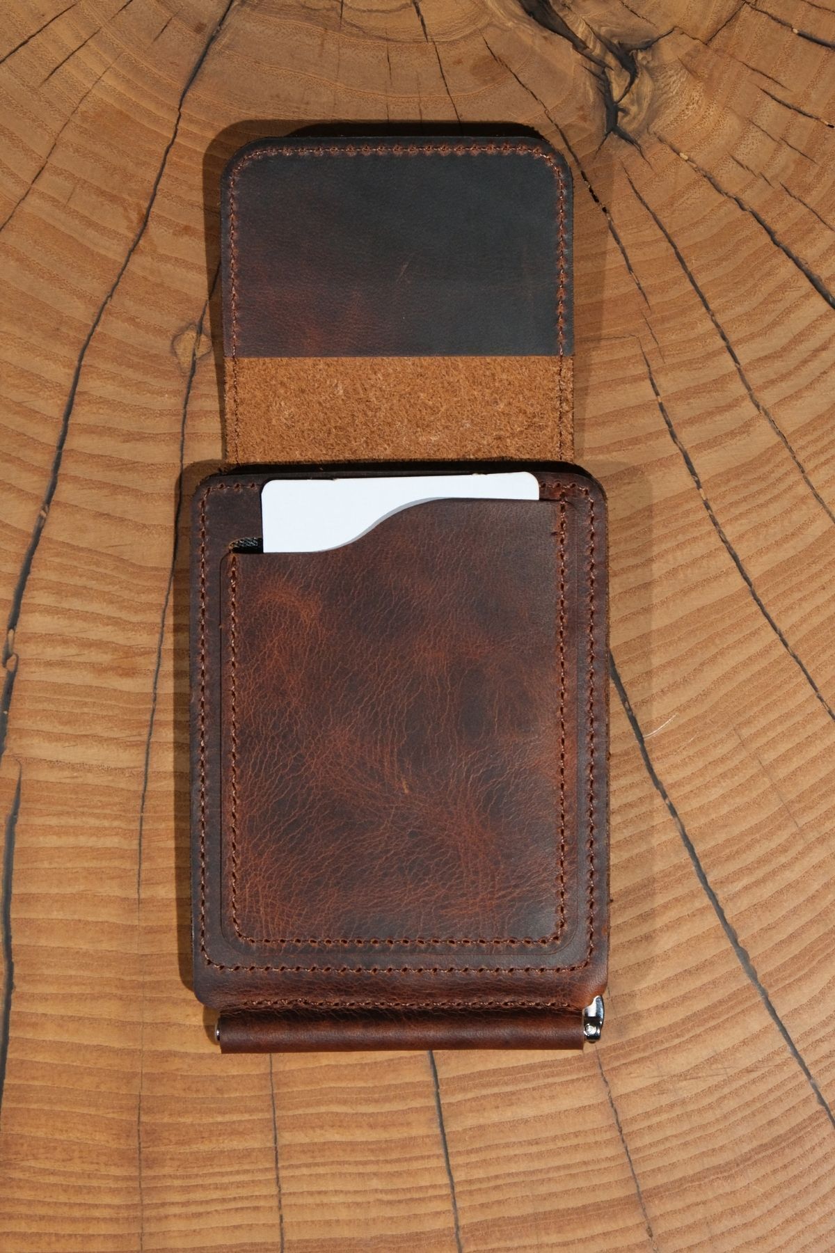 Lenax Leather  Milano - Hakiki Deri Para Klipsli Erkek Cüzdan & Kartlık – Mıknatıslı, 12 Kartlık, Bozuk Paralı - Görsel 8