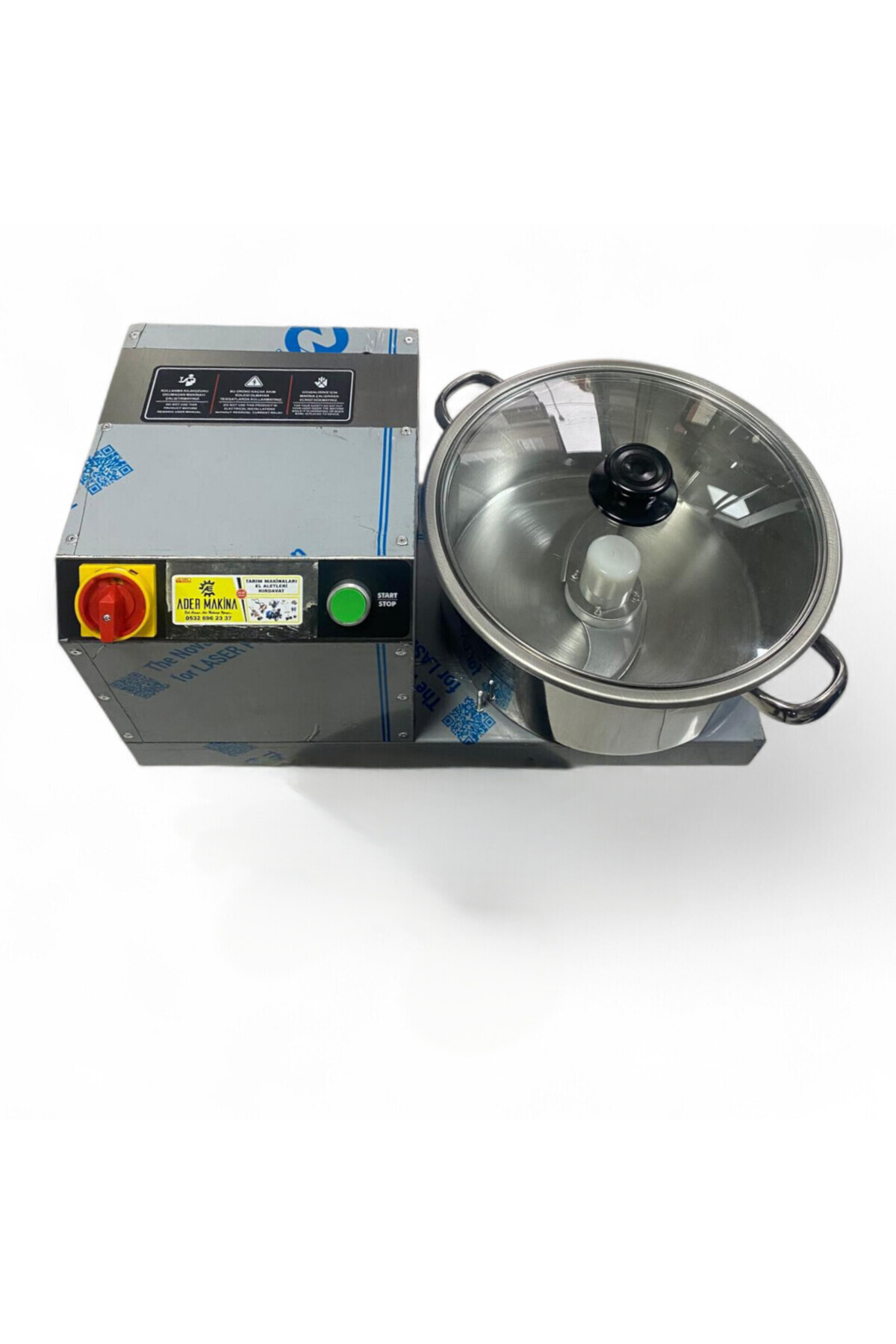 ADER FSK-50 7 LT ÇOK AMAÇLI ROBOT 26 CM TARHANA YAPMA PUL BİBER ÖĞÜTME YAŞ VE YA KURU SEBZE ÇEKME MAKİNE