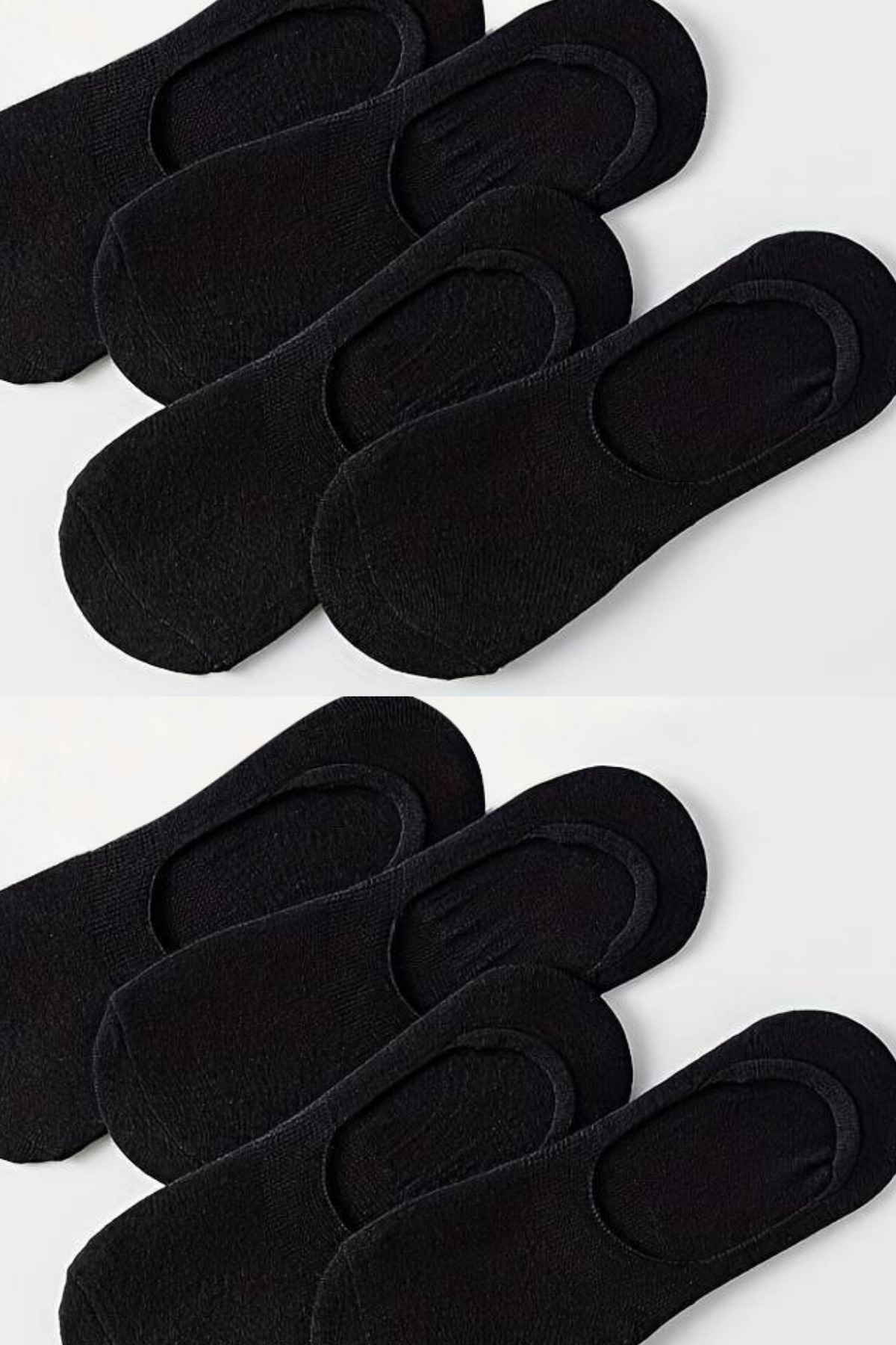 KRAL SOCKS 10 Çift Unisex Pamuklu Düz Desen Terletmez Babet Çorap görsel 7