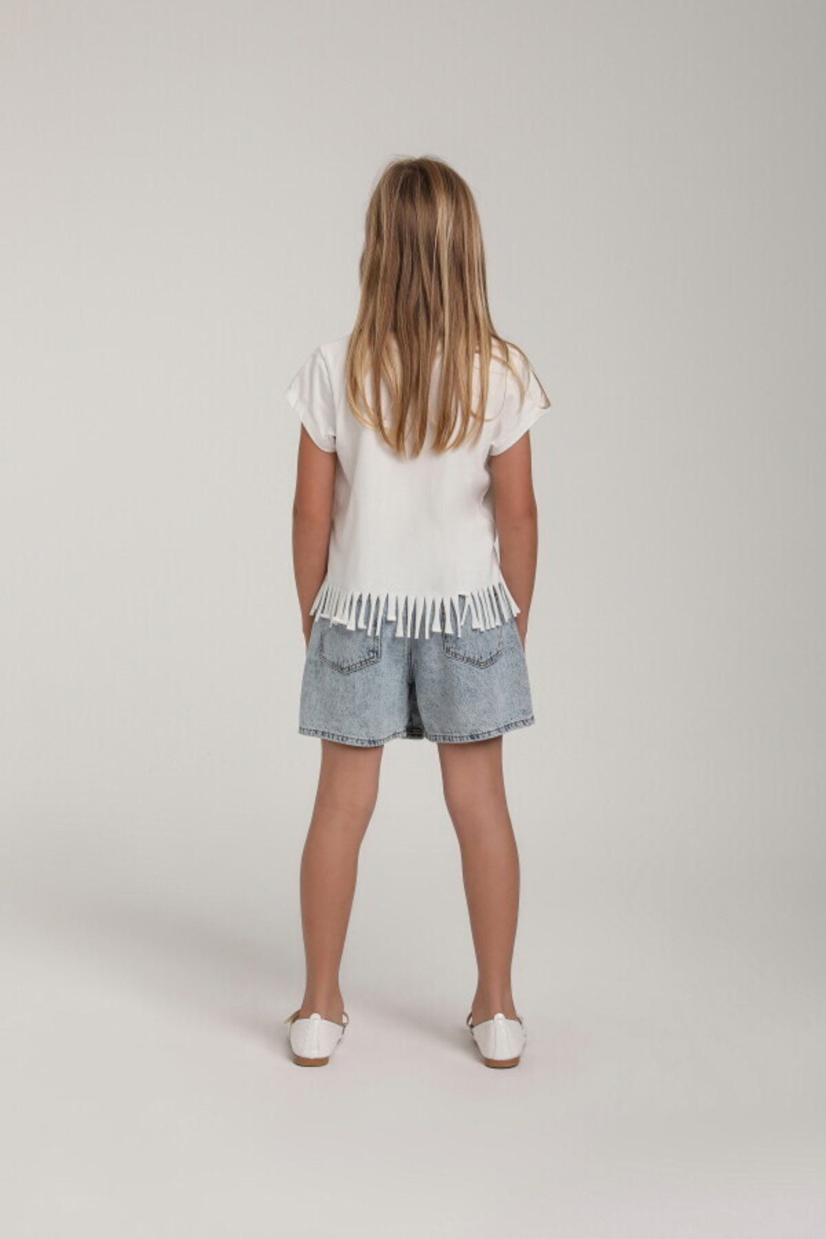 xo kids moda Kız Çocuk Gömlek 4-8 Yaş 25146 fotoğrafı 5 (önizleme)