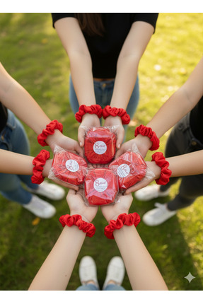 ORGANİZASYON HEDİYEM 10 ADET KADINLAR GÜNÜ KONSEPTİ İLE HAZIRLANMIŞ  SATEN TO...