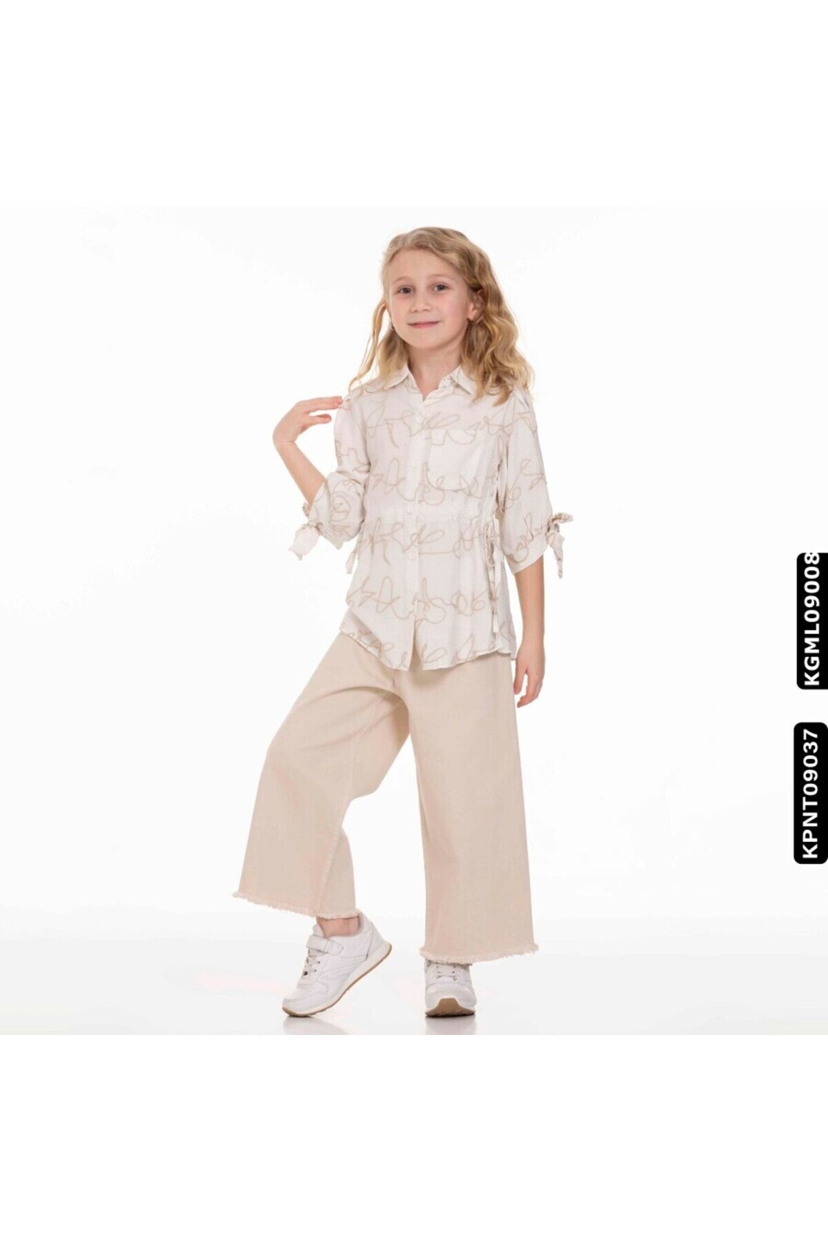 XO Kids Kız Gömlek 5-14 Yaş 808 Kgml09008 fotoğrafı 2 (önizleme)