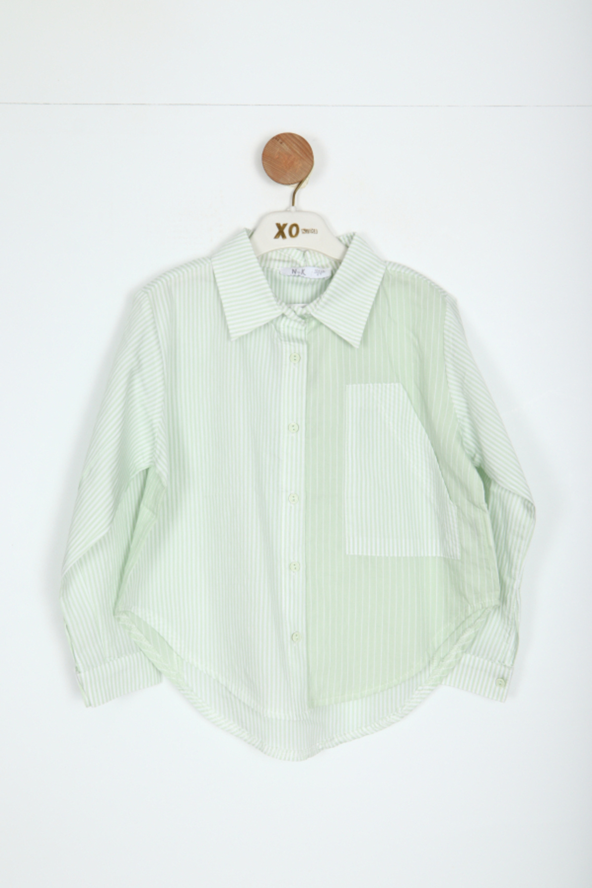 xo kids moda Kız Çocuk Gömlek 4-8 Yaş 38559 fotoğrafı 5 (önizleme)