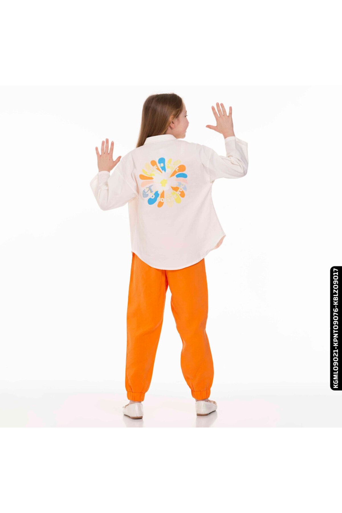 XO Kids Kız Papatya Gömlek 8-14 Yaş 34313 Kgml09021 fotoğrafı 2 (önizleme)