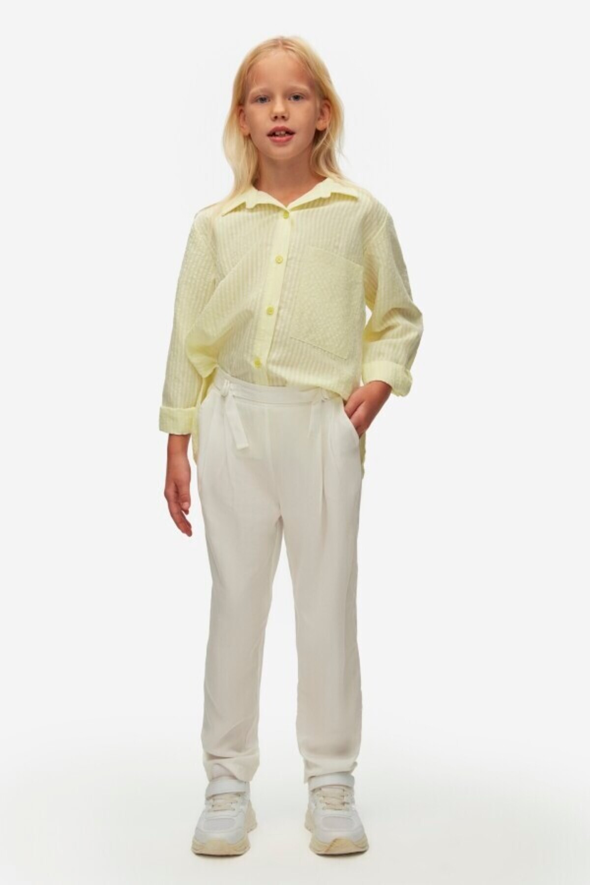 xo kids moda Kız Çocuk Gömlek 8-14 Yaş 38328 fotoğrafı 3 (önizleme)