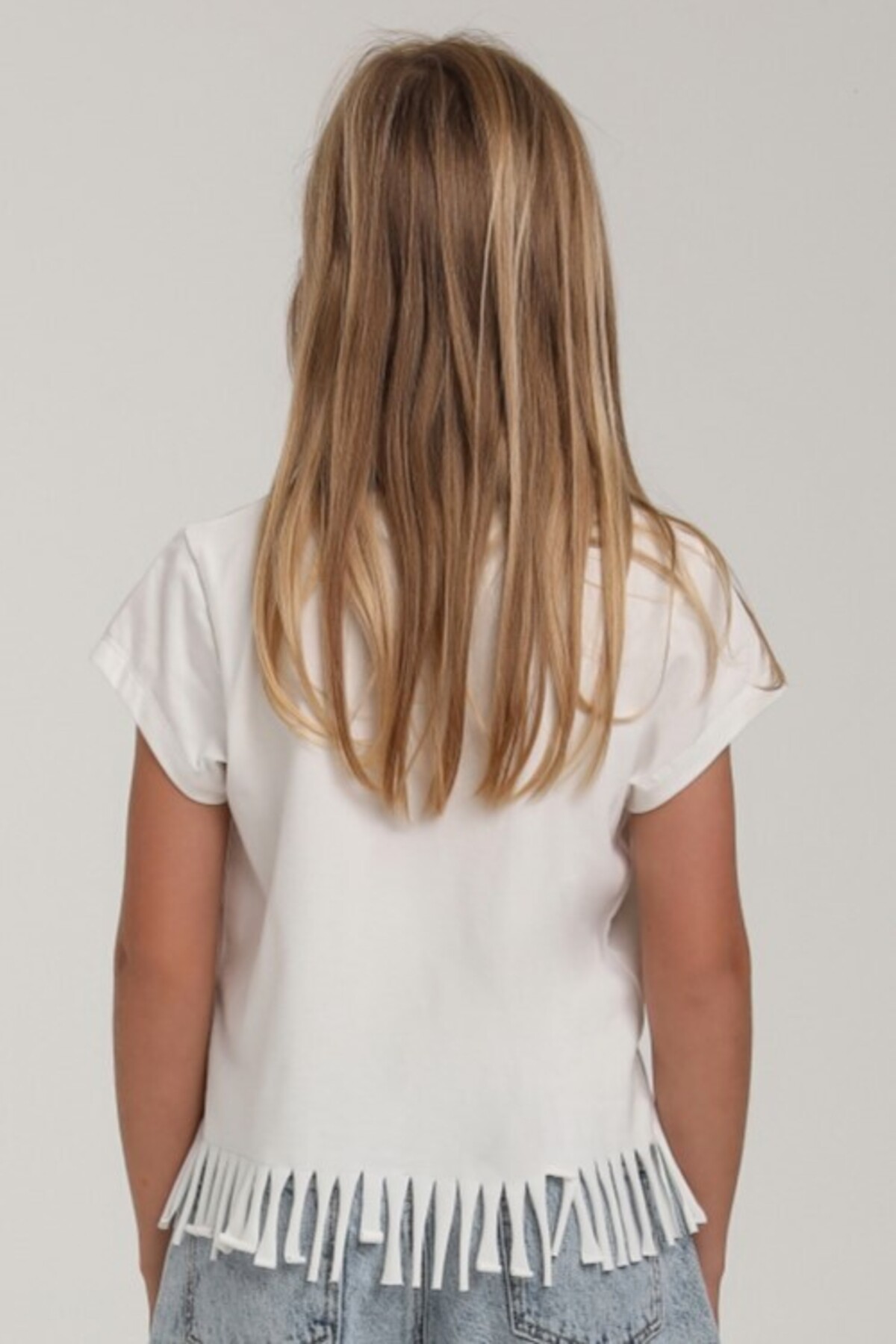 xo kids moda Kız Çocuk Gömlek 4-8 Yaş 25146 fotoğrafı 4 (önizleme)