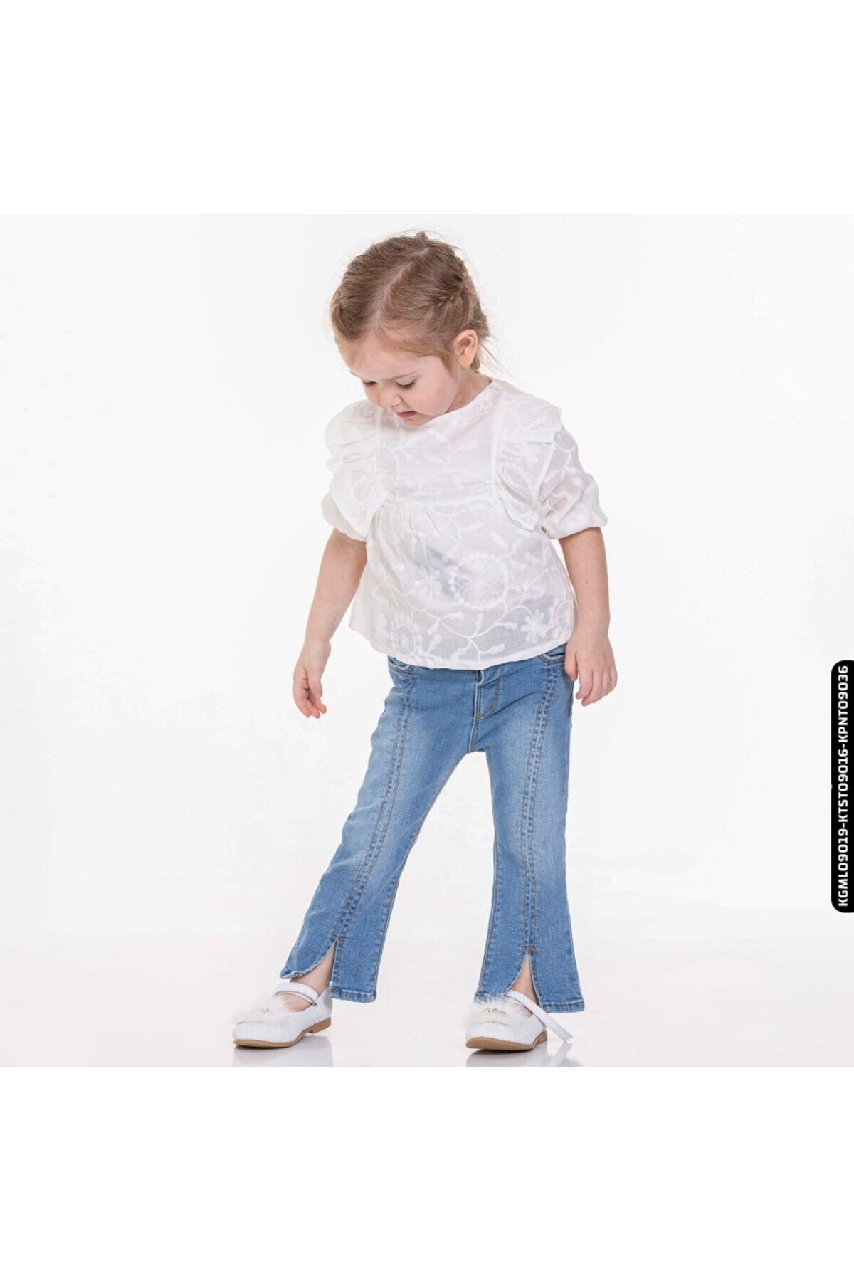 XO Kids Kız Safir Gömlek 9-36 Ay 34642 Kgml09019 fotoğrafı 3 (önizleme)