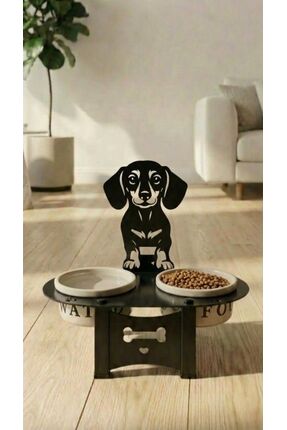 Çatım Tasarım Köpek Mama ve Su Kabı Besleme Tasarımı Seramik Kap Ev Dekorasyonu