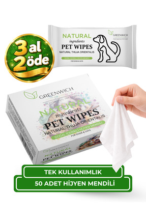 Greenwich Zero Point of Beauty Hijyen Mendili 50 Adet | Göz Kulak Ağız Pati Ç...