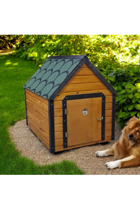 legenbrand Köpek kulübesi Dış Mekan Köpek kulübesi, Su Geçirmez mebran çatı S...