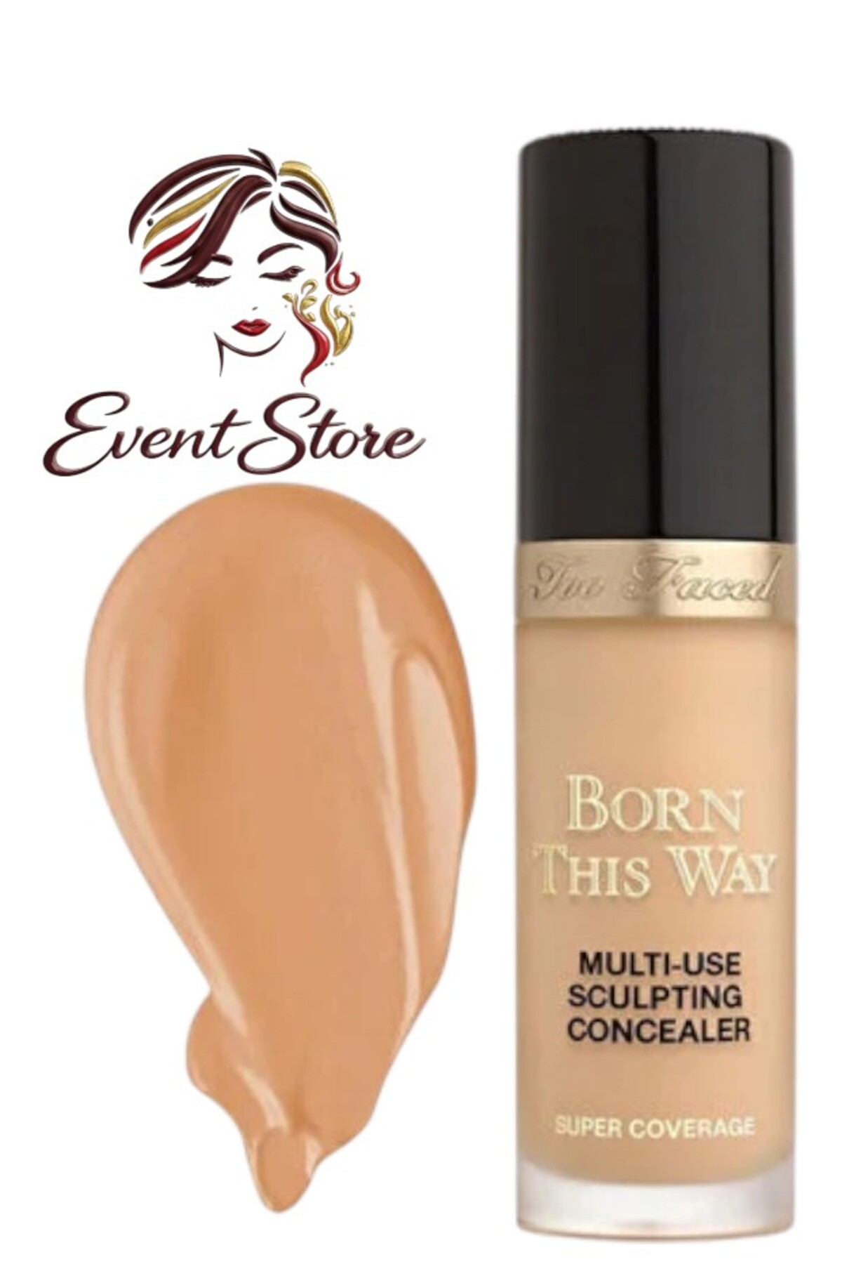 Too FacedCosmetics This Way-Multi-Use Concealer with High Coverage - Warm Beige