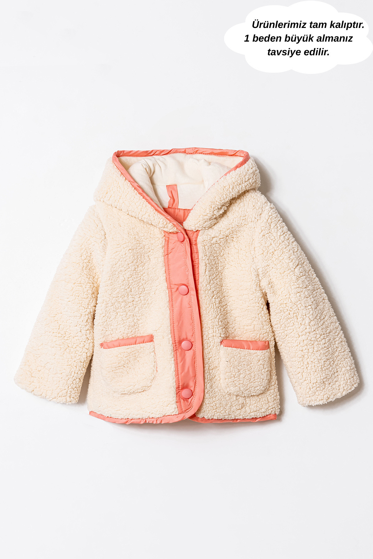 Verscon Kapüşonlu Welsoft Kuzu Hırka 1 Yaş - 5 Yaş fotoğrafı 2 (önizleme)