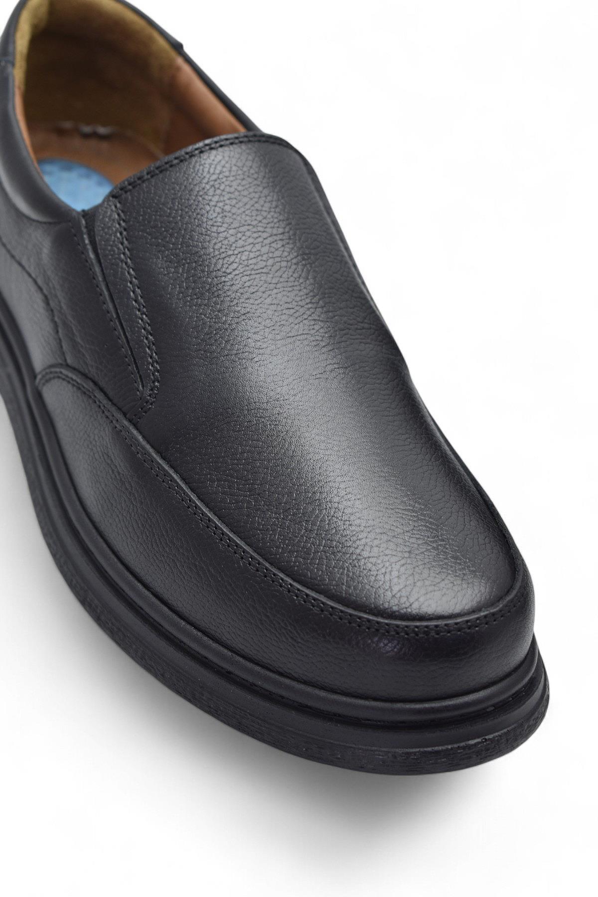 ISPARTALILAR  TAB430 Ortopedik Taban Hakiki Deri Erkek Ayakkabı Mevsimlik Baba Ayakkabısı - Görsel 7