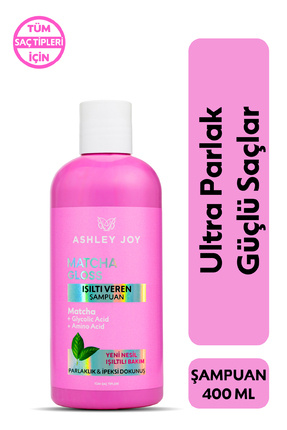 Ashley Joy Matcha Gloss Glikolik Asit İçeren Işıltı ve Parlaklık Veren Şampuan