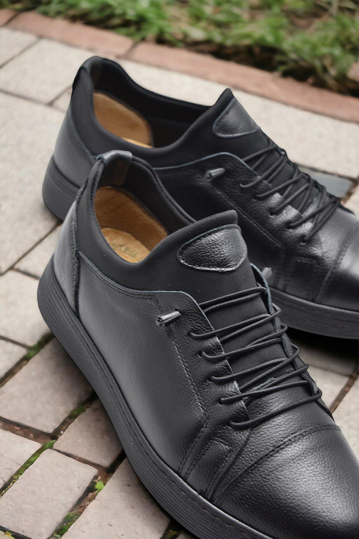 ISPARTALILAR  TAB400 Ortopedik Taban Hakiki Deri Erkek Ayakkabı Casual Günlük Erkek Ayakkabı - Görsel 4