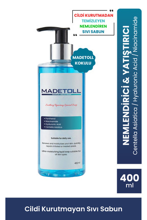Madetoll Nemlendirici, Tazeleyici, Cildi Kurutmayan Sıvı Sabun 400 ml - Cente...