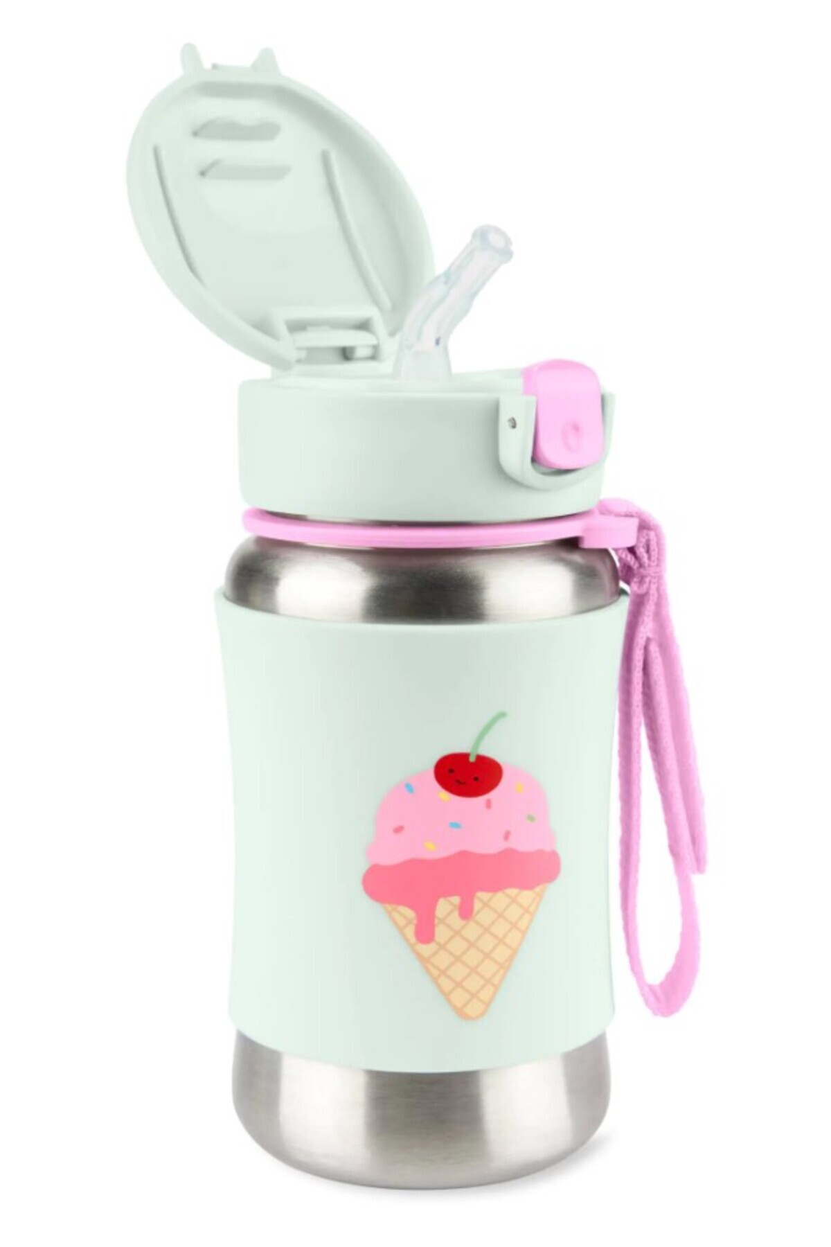 Genel Markalar Hop Paslanmaz Çelik Pipetli Suluk fotoğrafı 3 (önizleme)